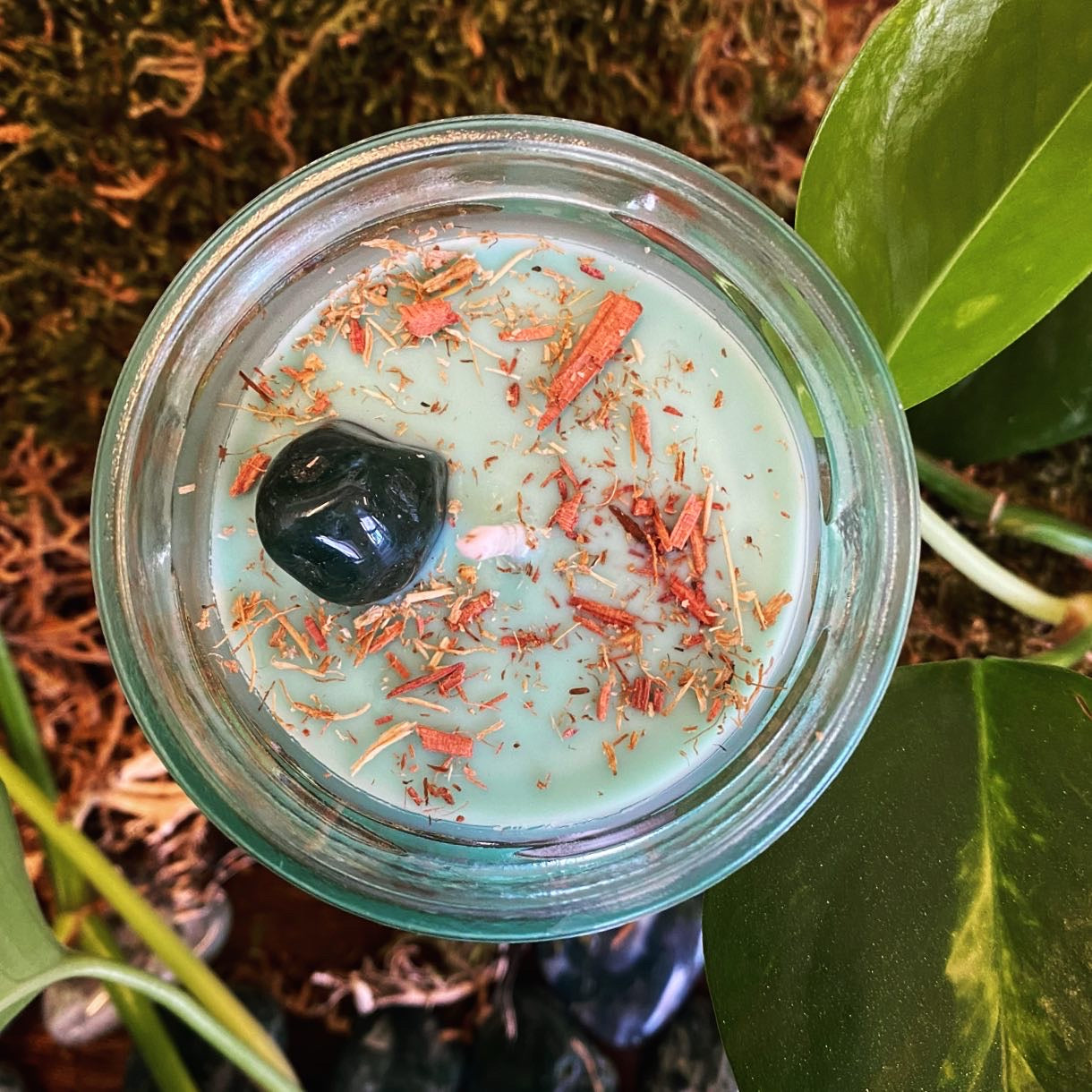 Grounding Spell Ritual Altar Candle