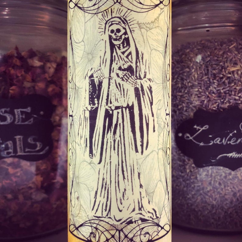 Santa Muerte Spell Candle