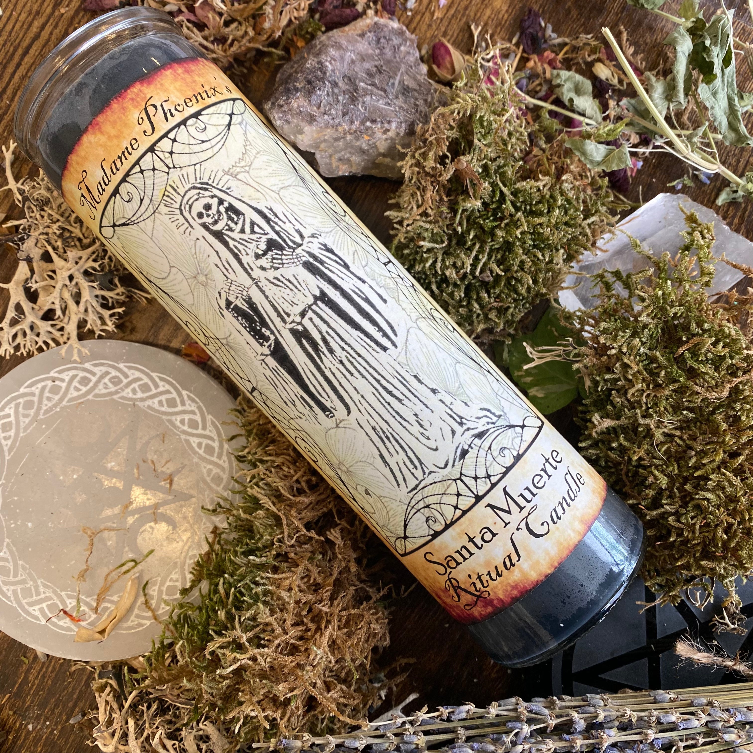 Santa Muerte Spell Candle