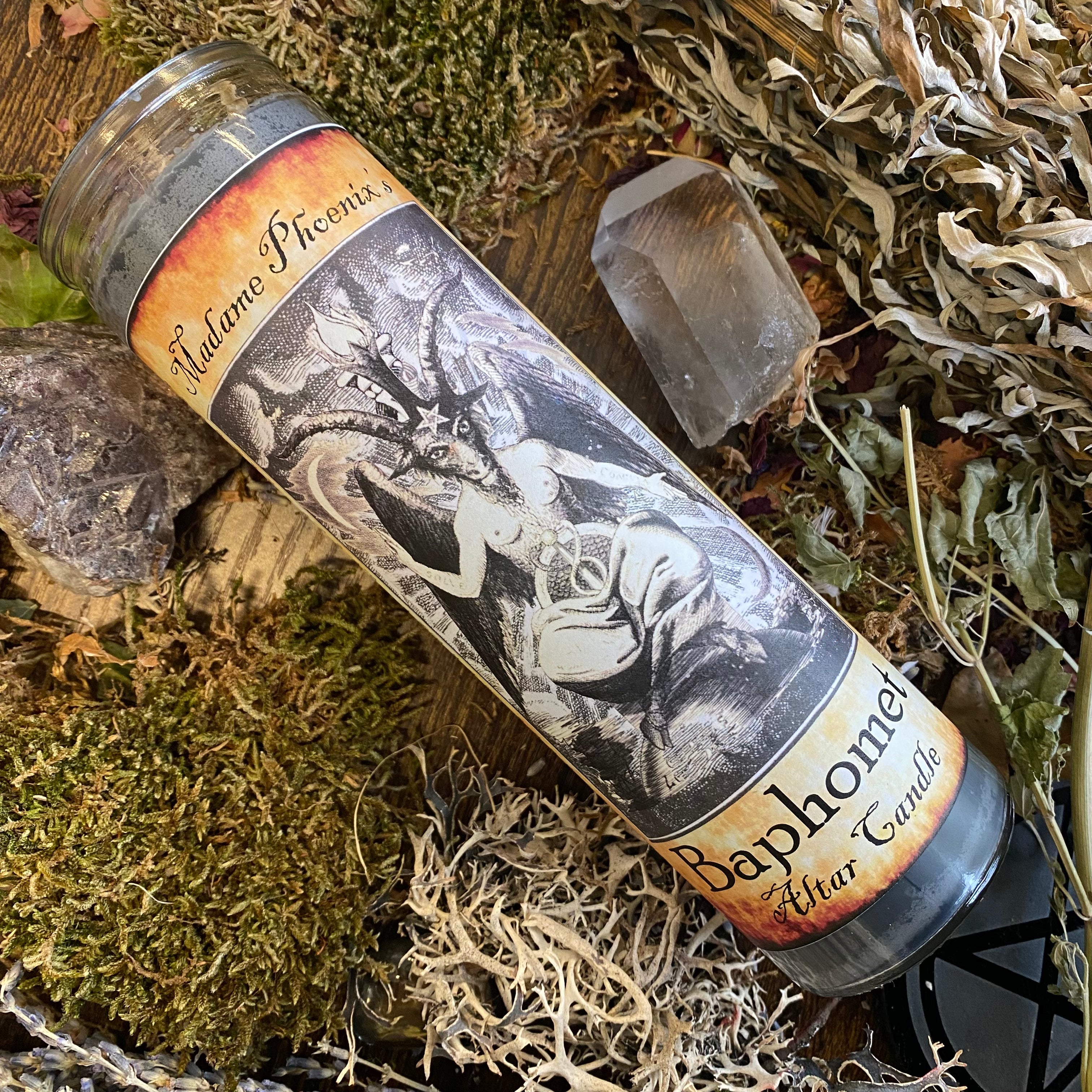 Baphomet Ritual Altar Candle