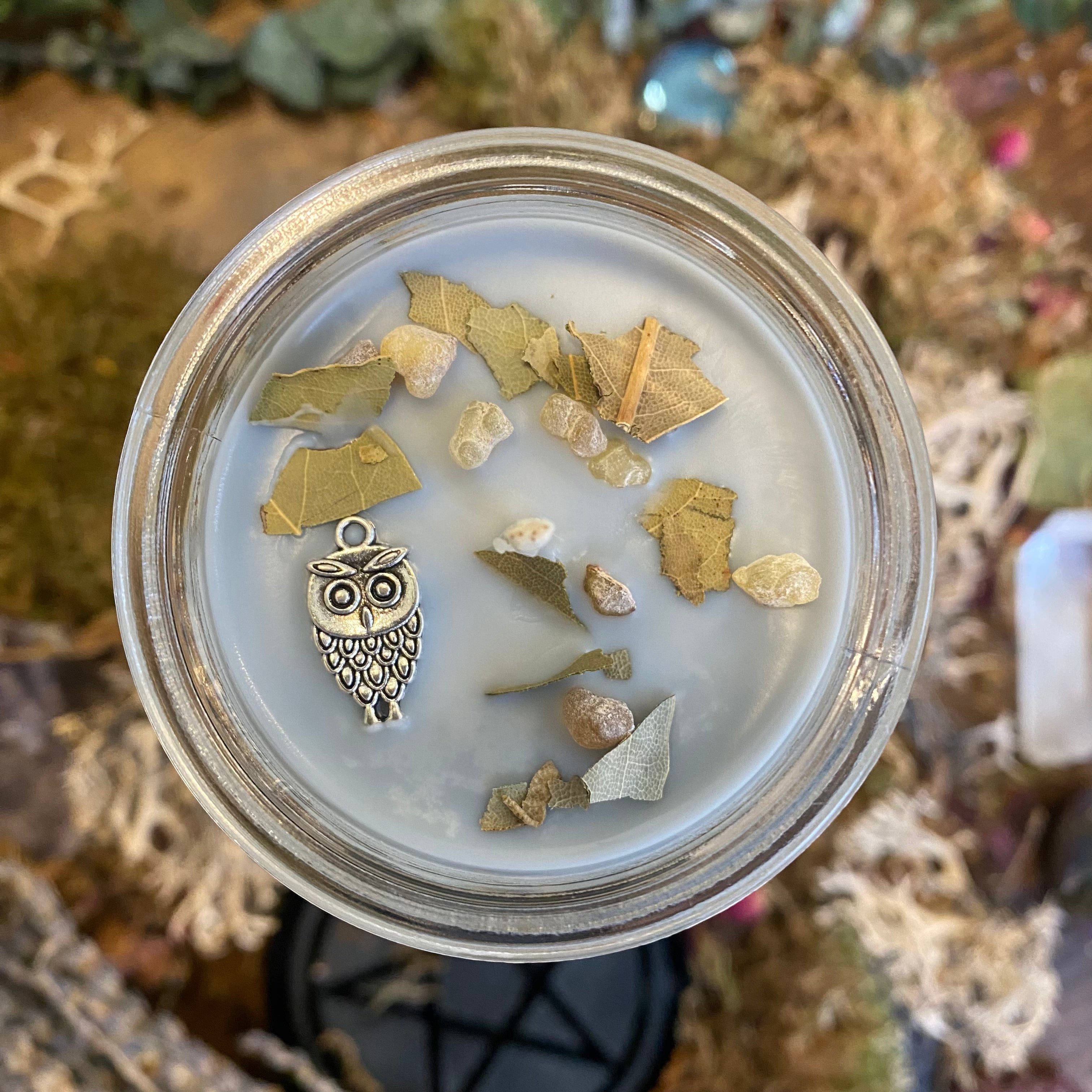 Athena Goddess Altar, shrine ritual candle