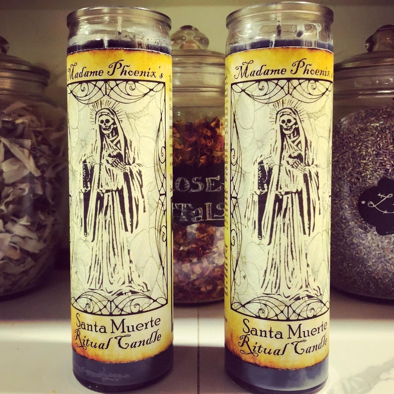 Santa Muerte Spell Candle
