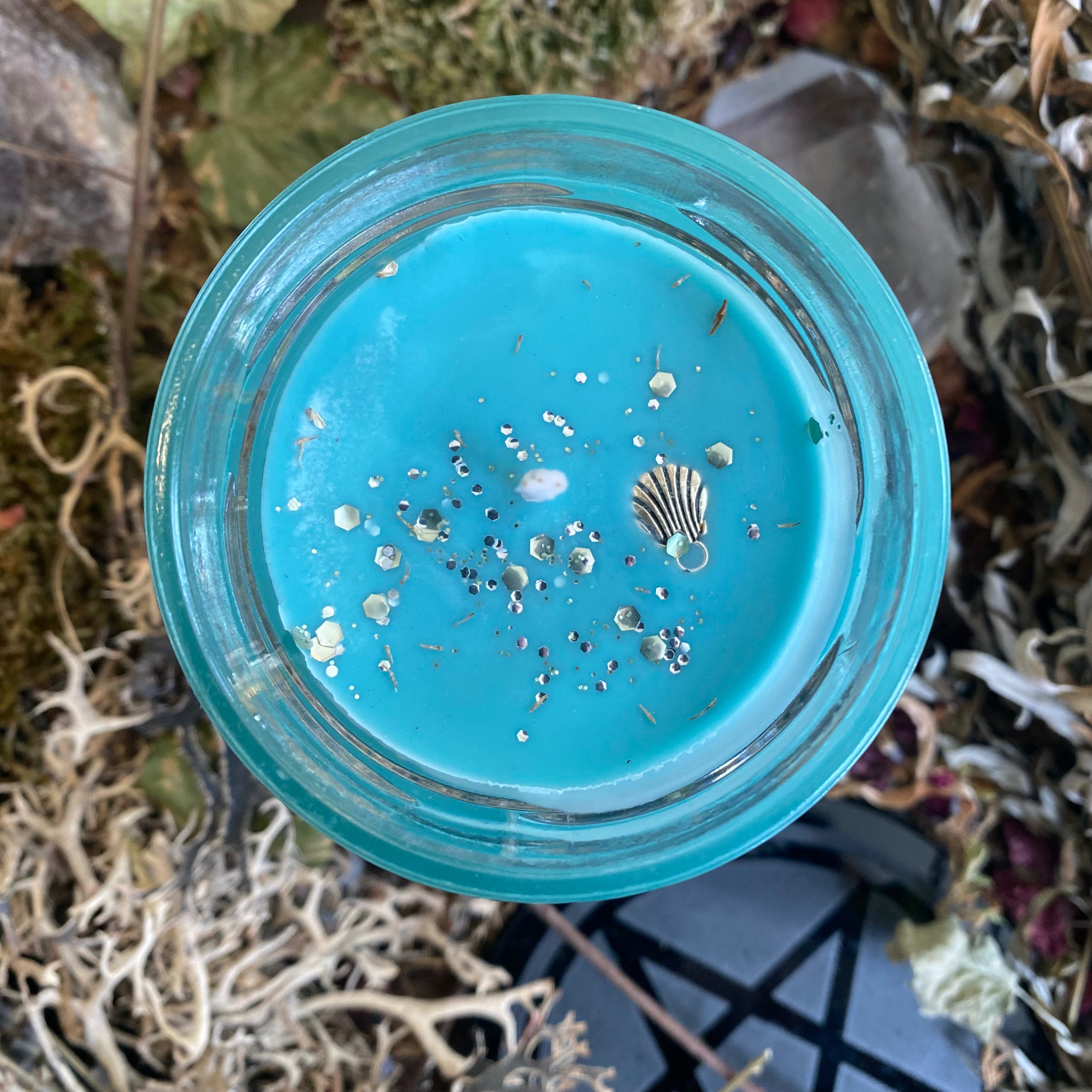 Mermaid Magic Water Spirit Altar Candle