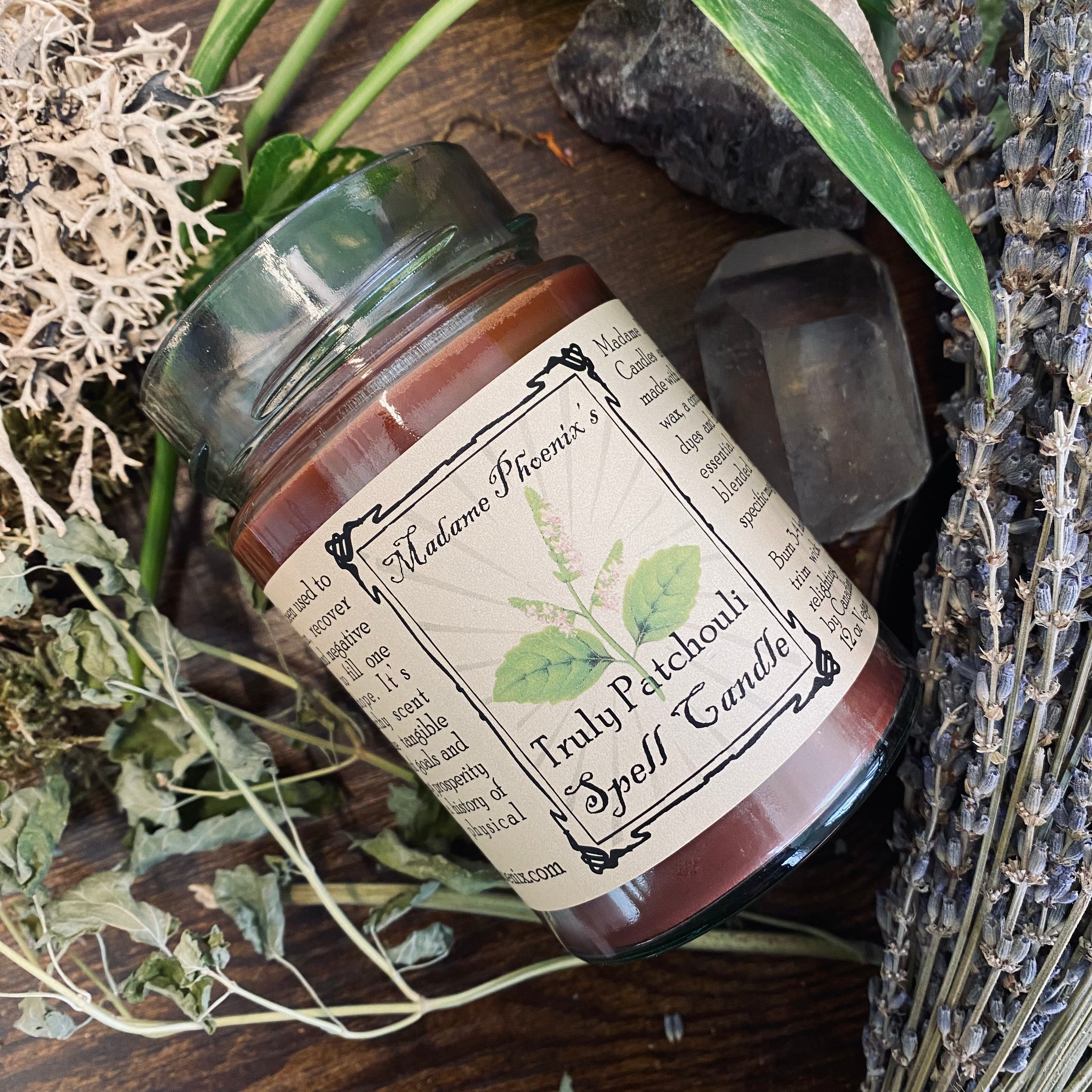 Patchouli Love & Prosperity All Natural Herbal Blessing Candle