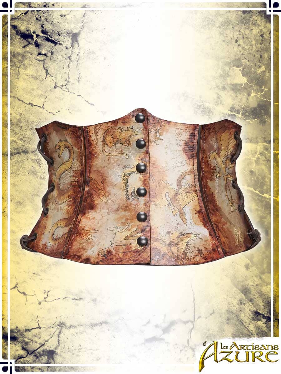 Long Corset Belt Manuscript – Fantastic Bestiary