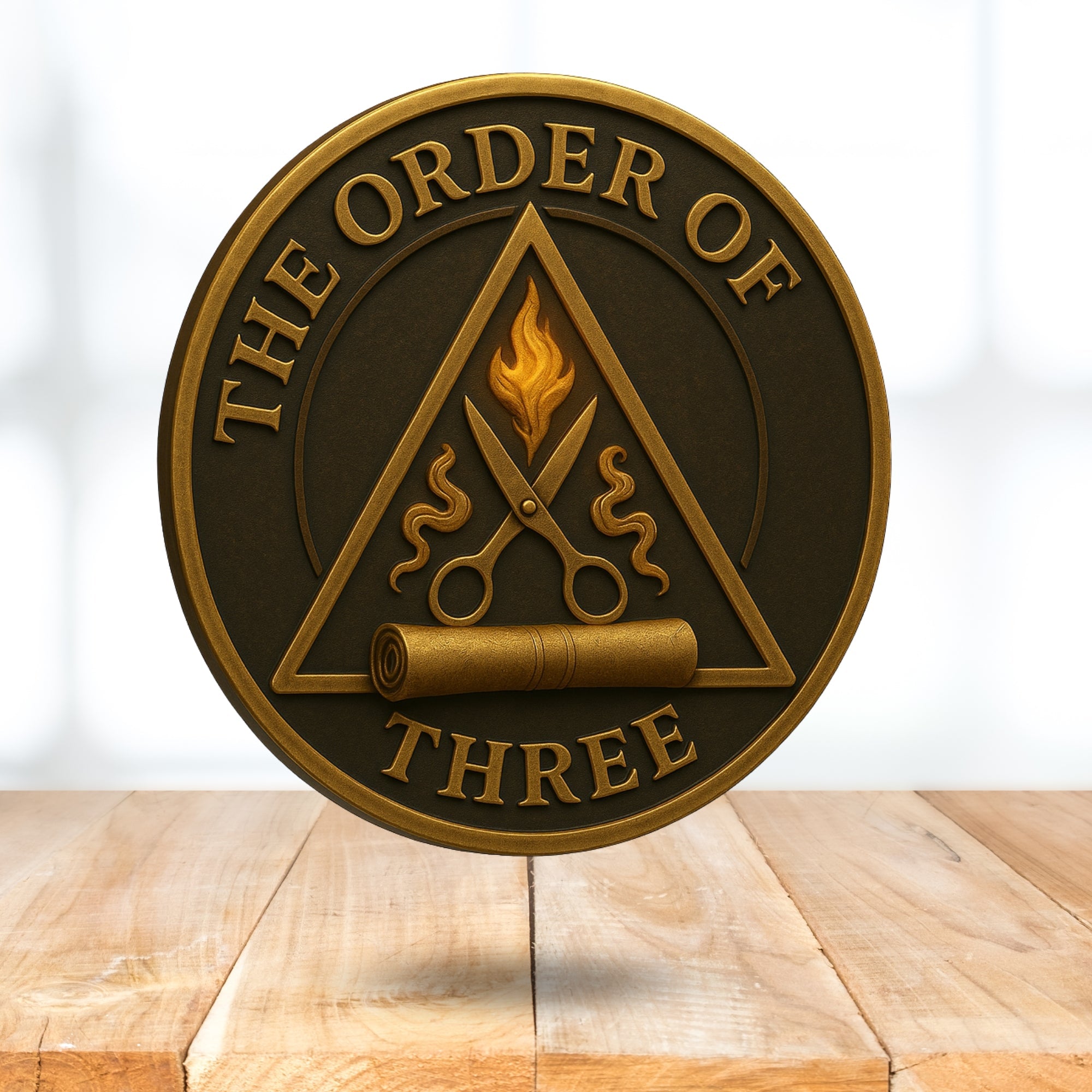 "The Order of Three" Beard Oil Bundle (3-Piece Ritual Set) – The Professor + The Villain + The Alchemist (3x 30ml) | Includes FREE Magnetic Decal | Handcrafted in Canada *PRE-ORDER