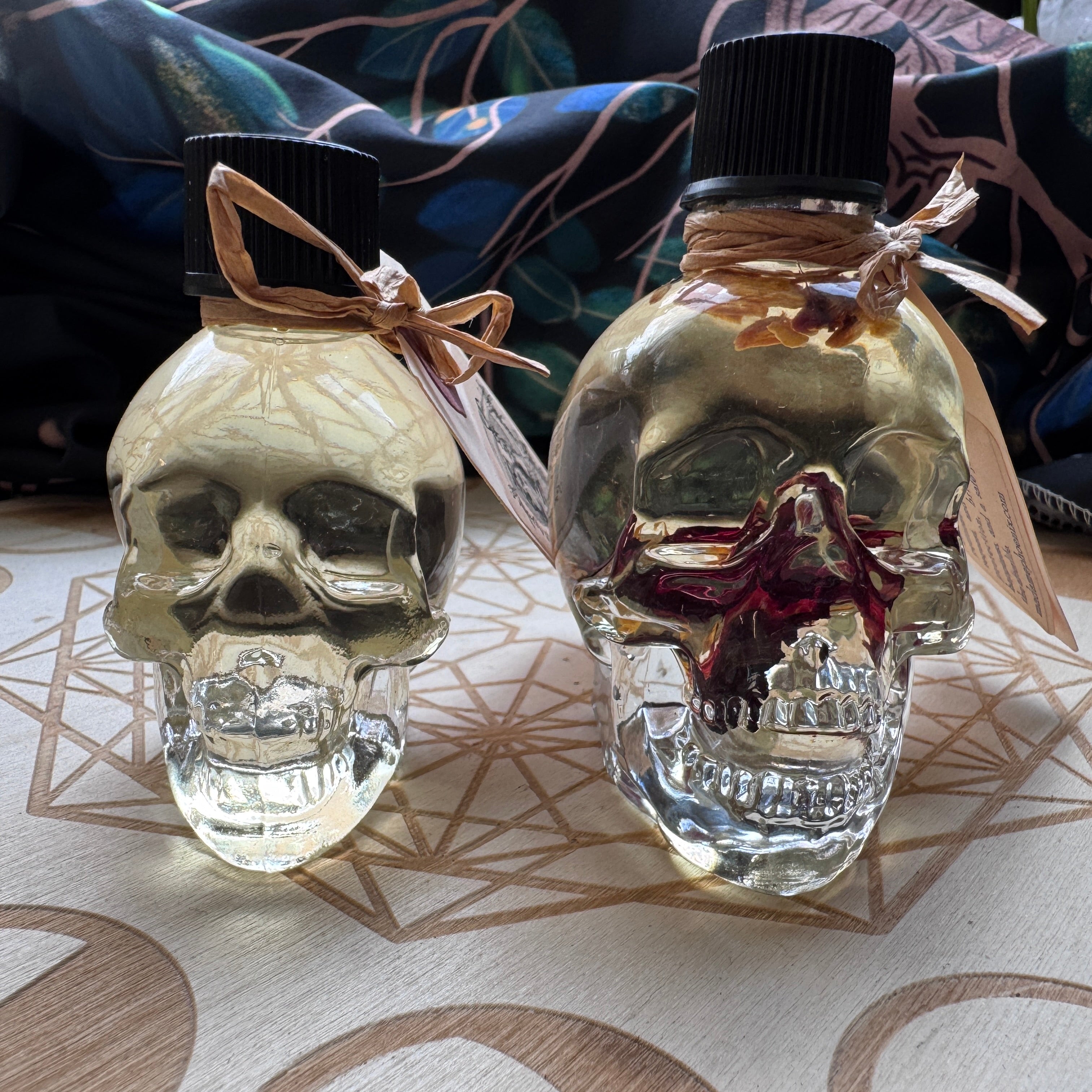 Skull Shaped Oil Bottles