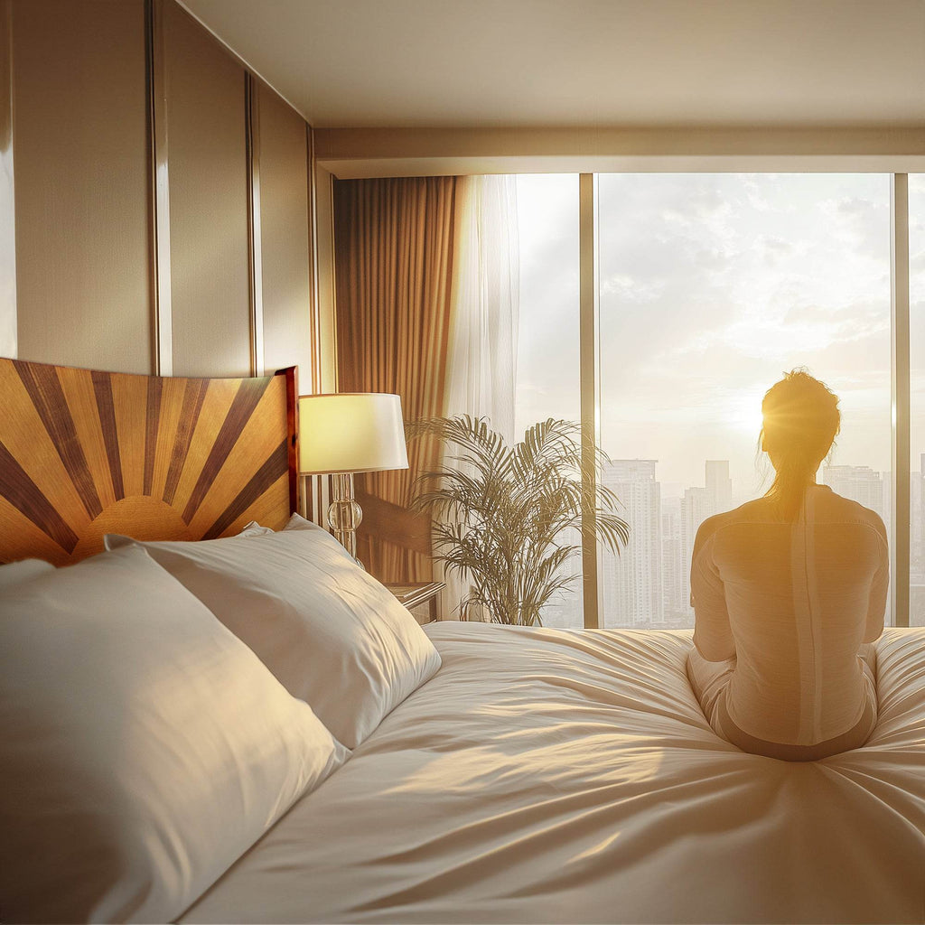 Sunset Platform Bed Frame With Headboard