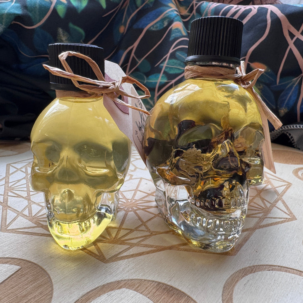 Skull Shaped Oil Bottles