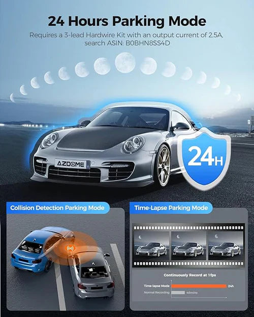 AZDOME M580 3CH 5K Dash Cam