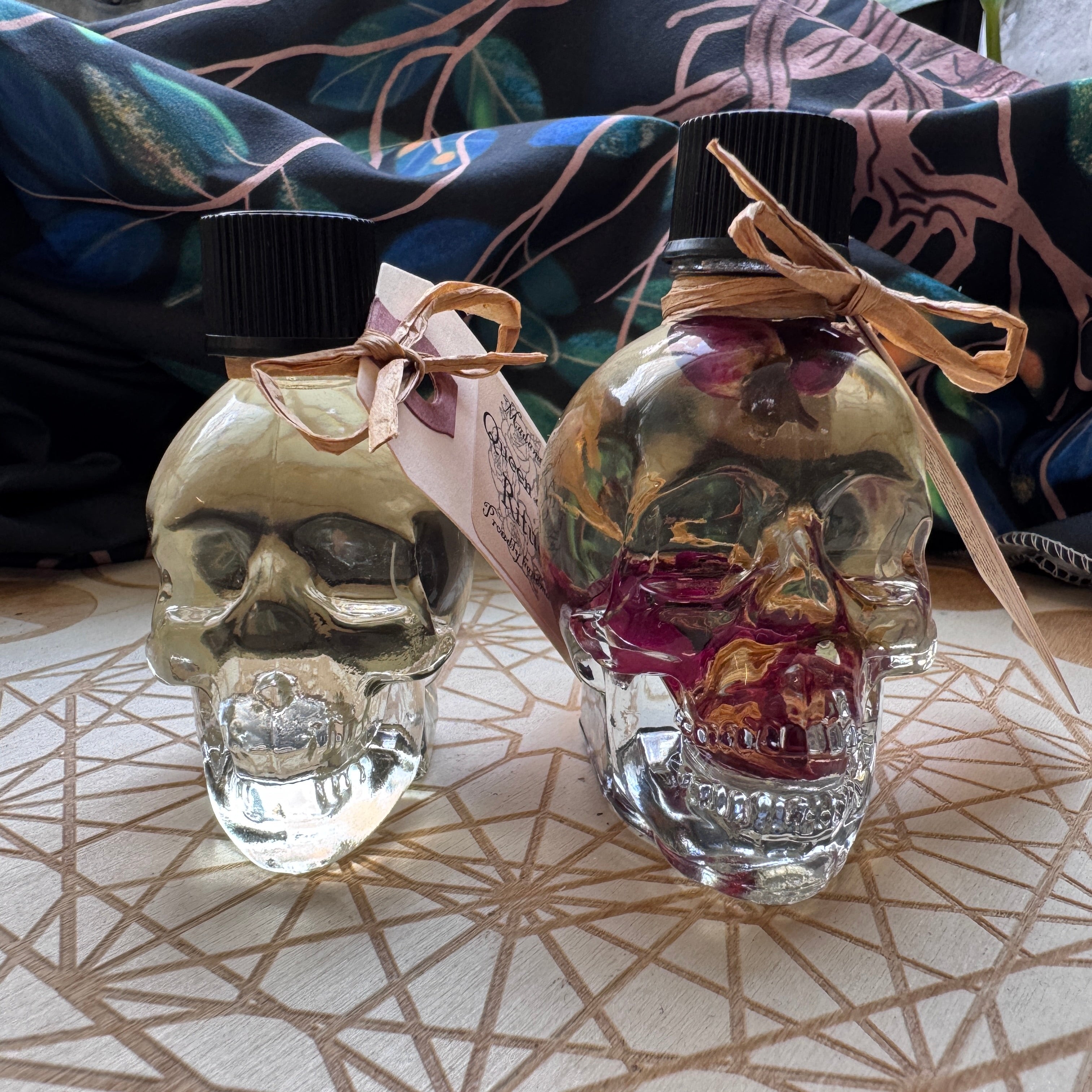 Skull Shaped Oil Bottles