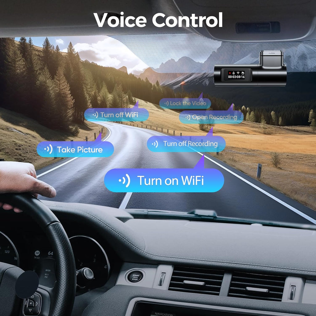 LINGDU D100 2.5K Dash Cam Front