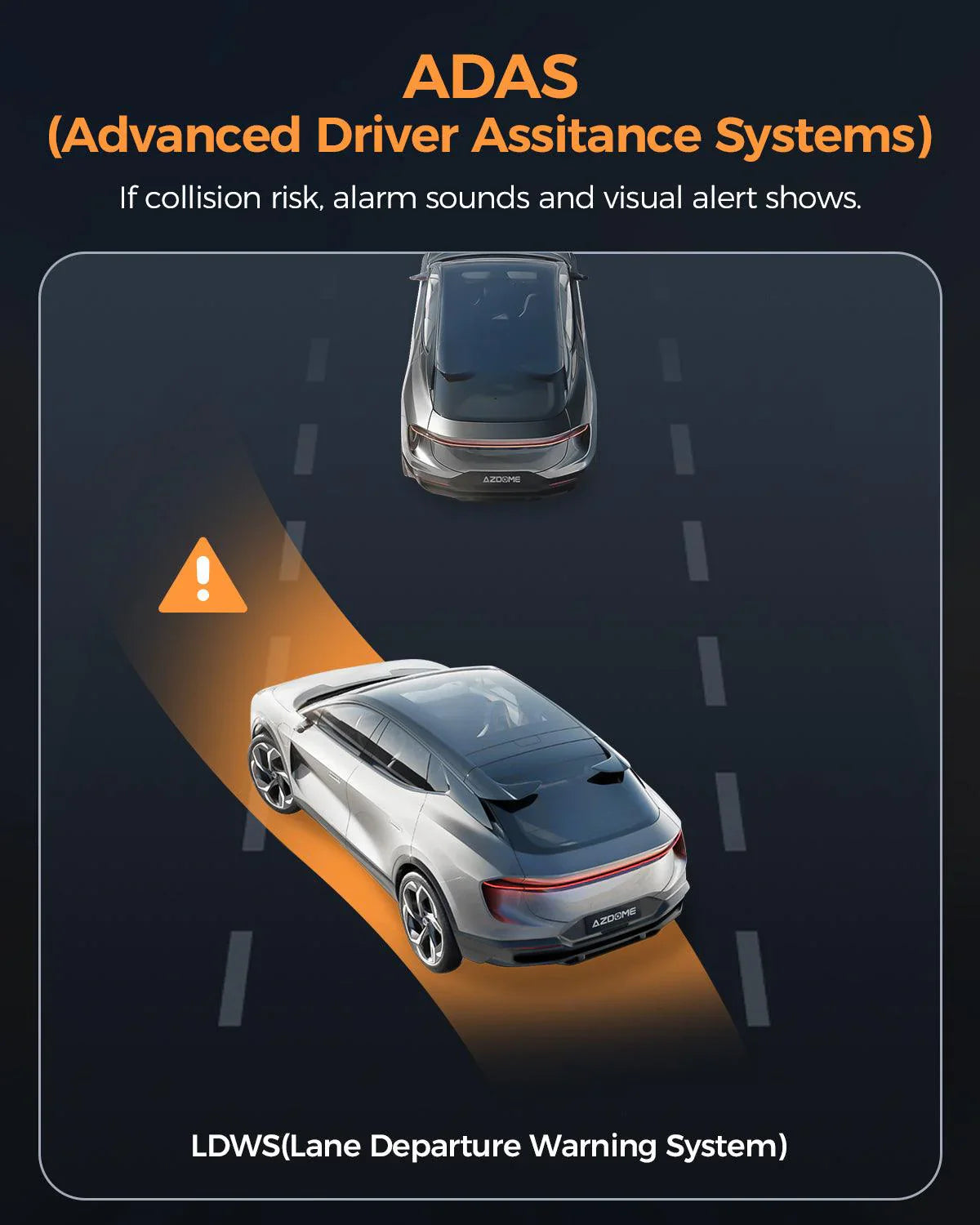 AZDOME M17 3K Front Dash Cam