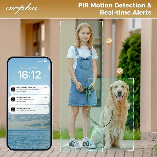 ARPHA AL501 Smart Door Lock with Video Camera - 6 in 1