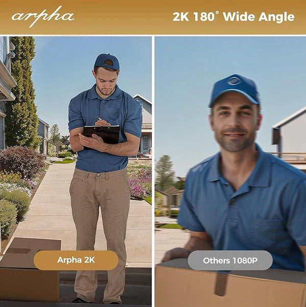 ARPHA AL501 Smart Door Lock with Video Camera - 6 in 1