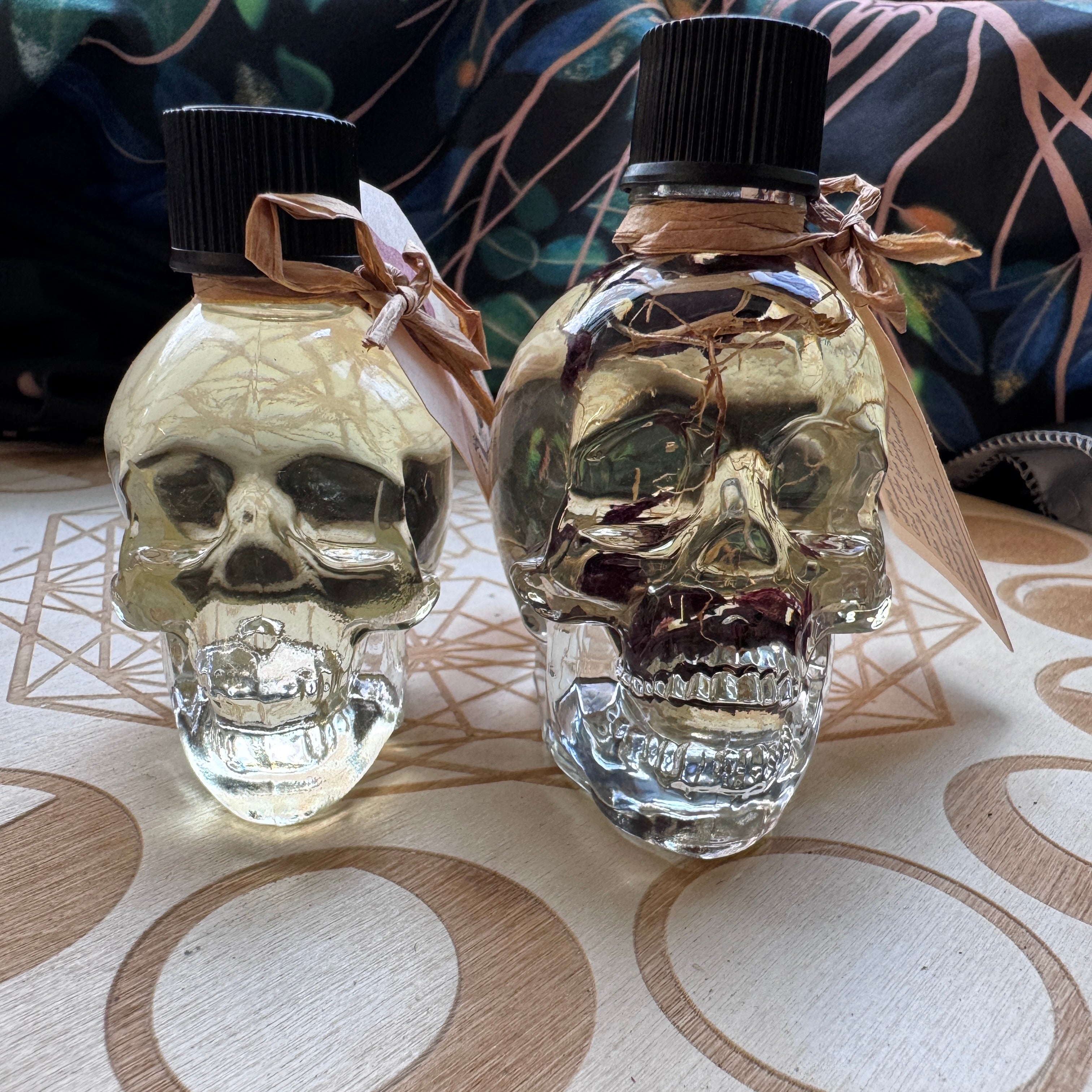 Skull Shaped Oil Bottles