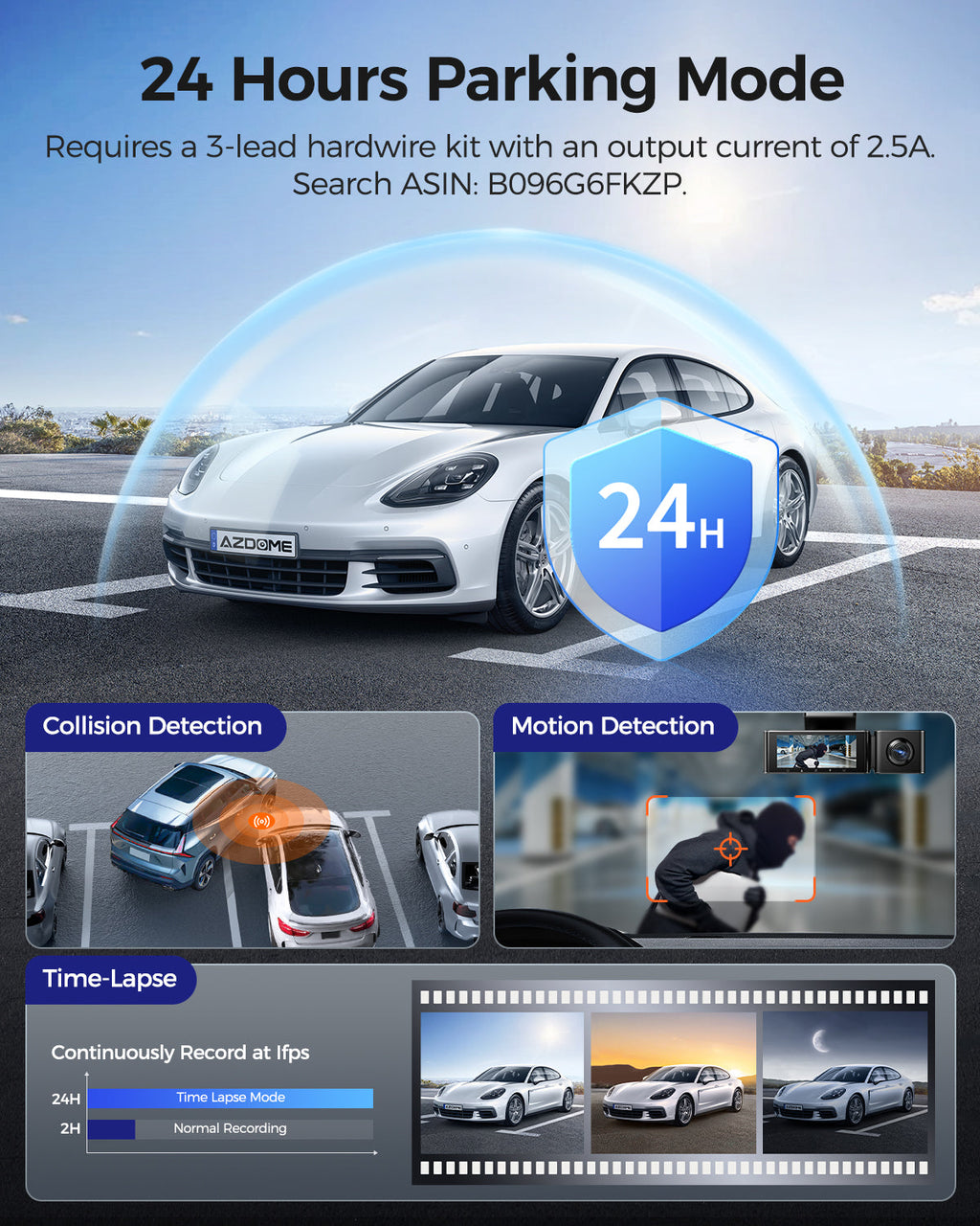 AZDOME M550 Max 3CH 4K Dash Cam