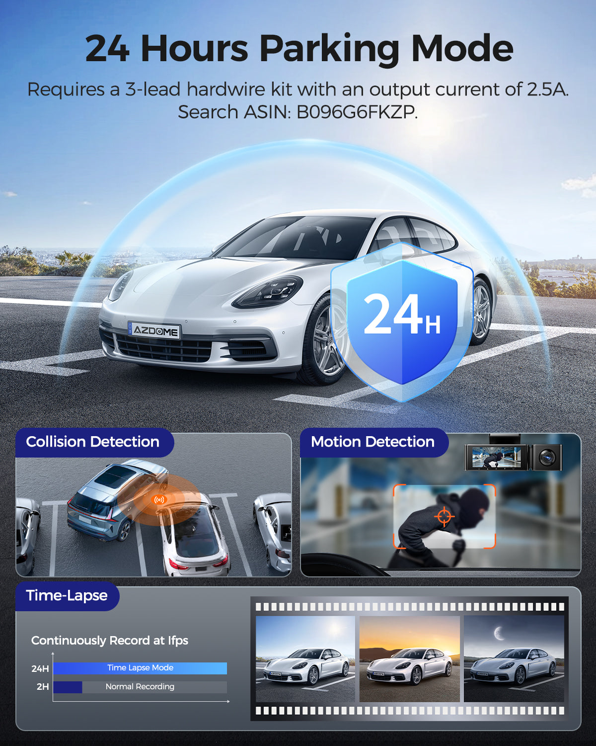 AZDOME M550 Max 3CH 4K Dash Cam