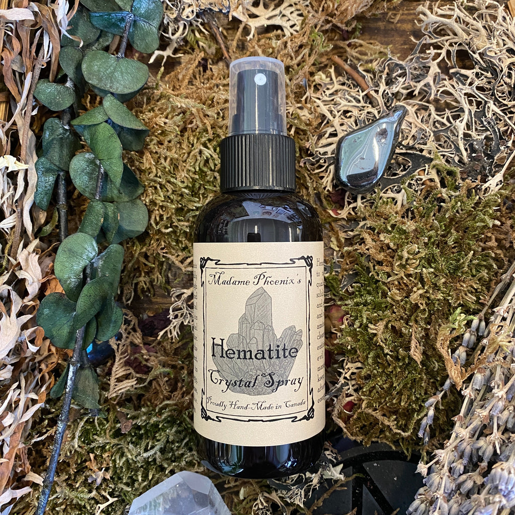 Hematite Crystal Aromatherapy Room Spray