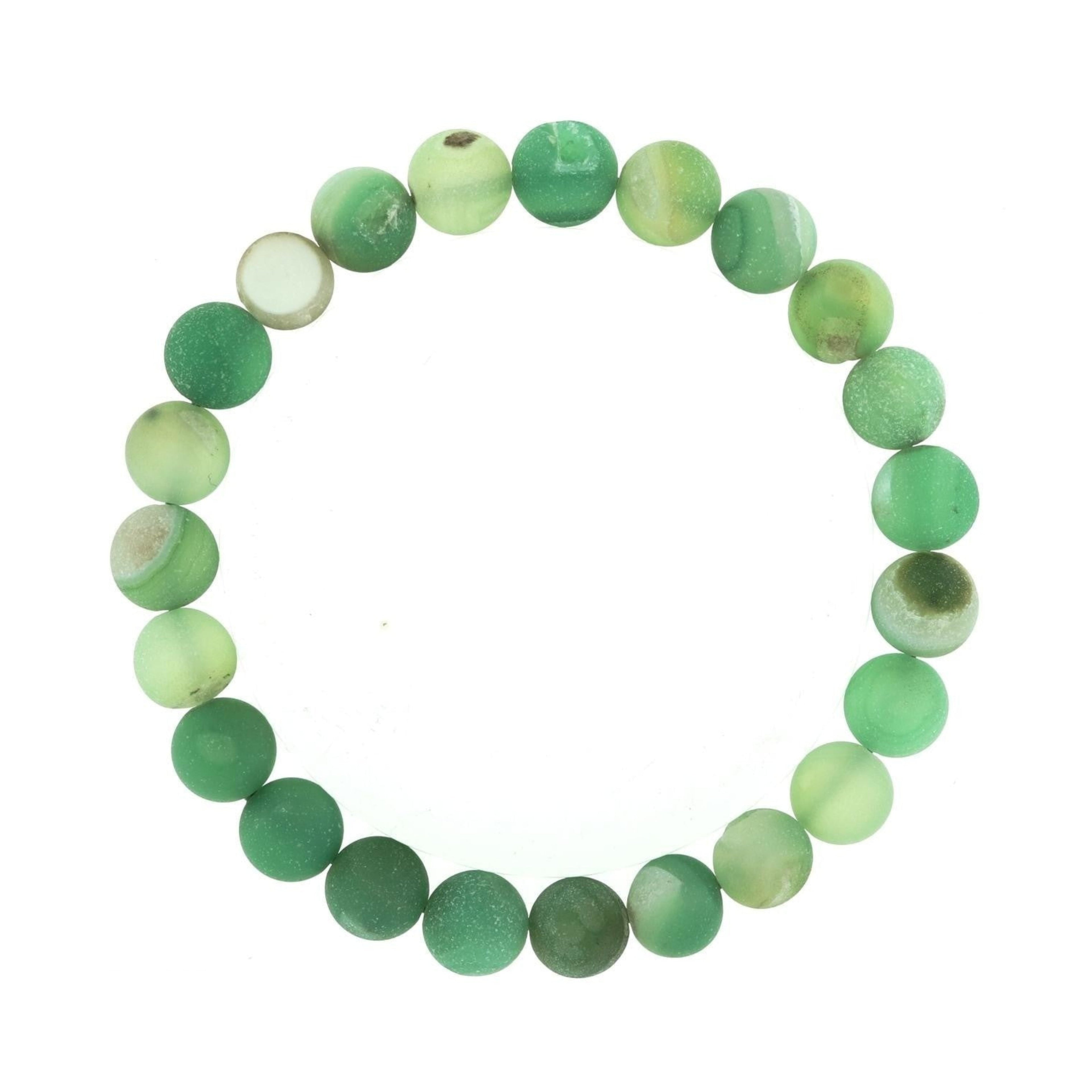 Agate Druzy Bead Bracelet