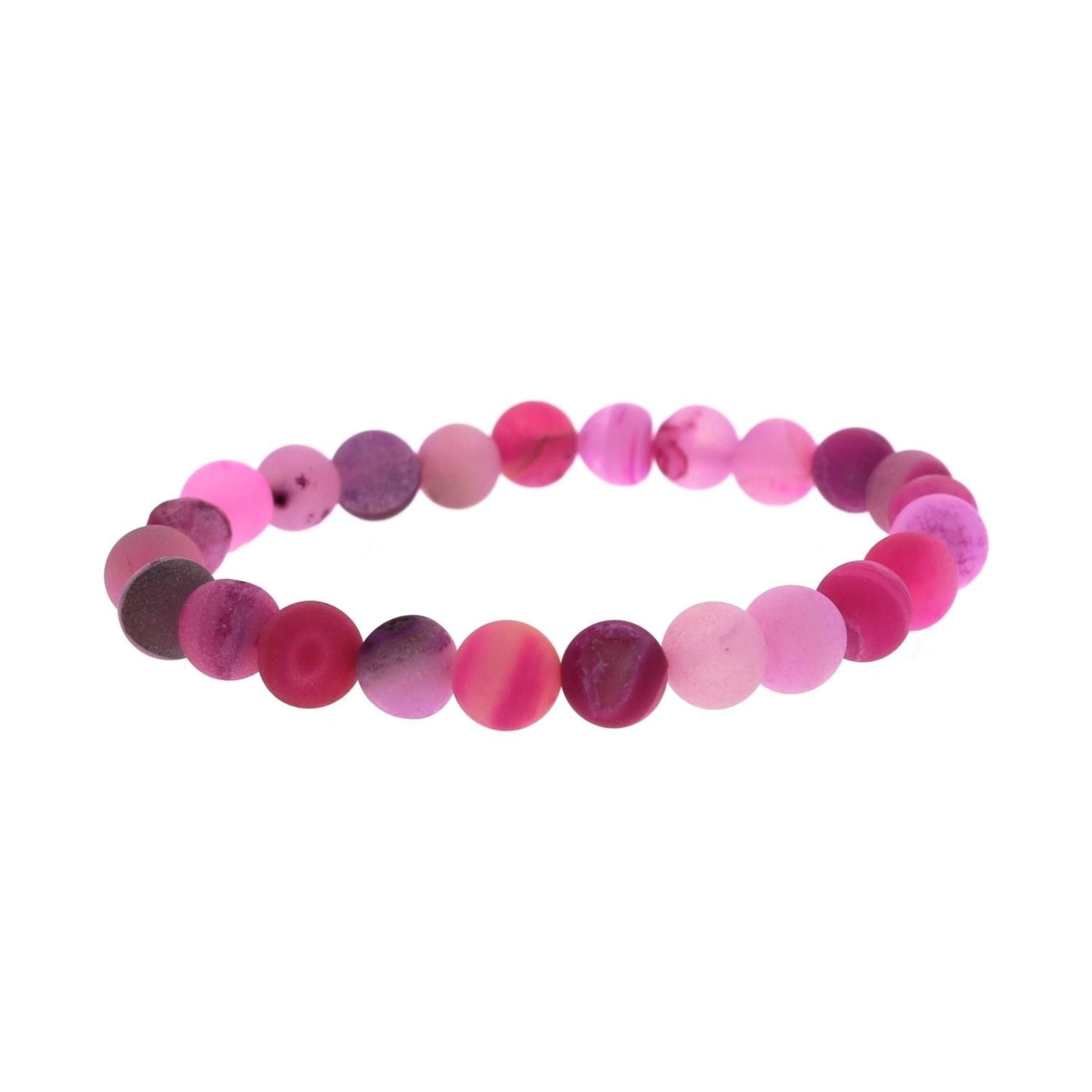 Agate Druzy Bead Bracelet