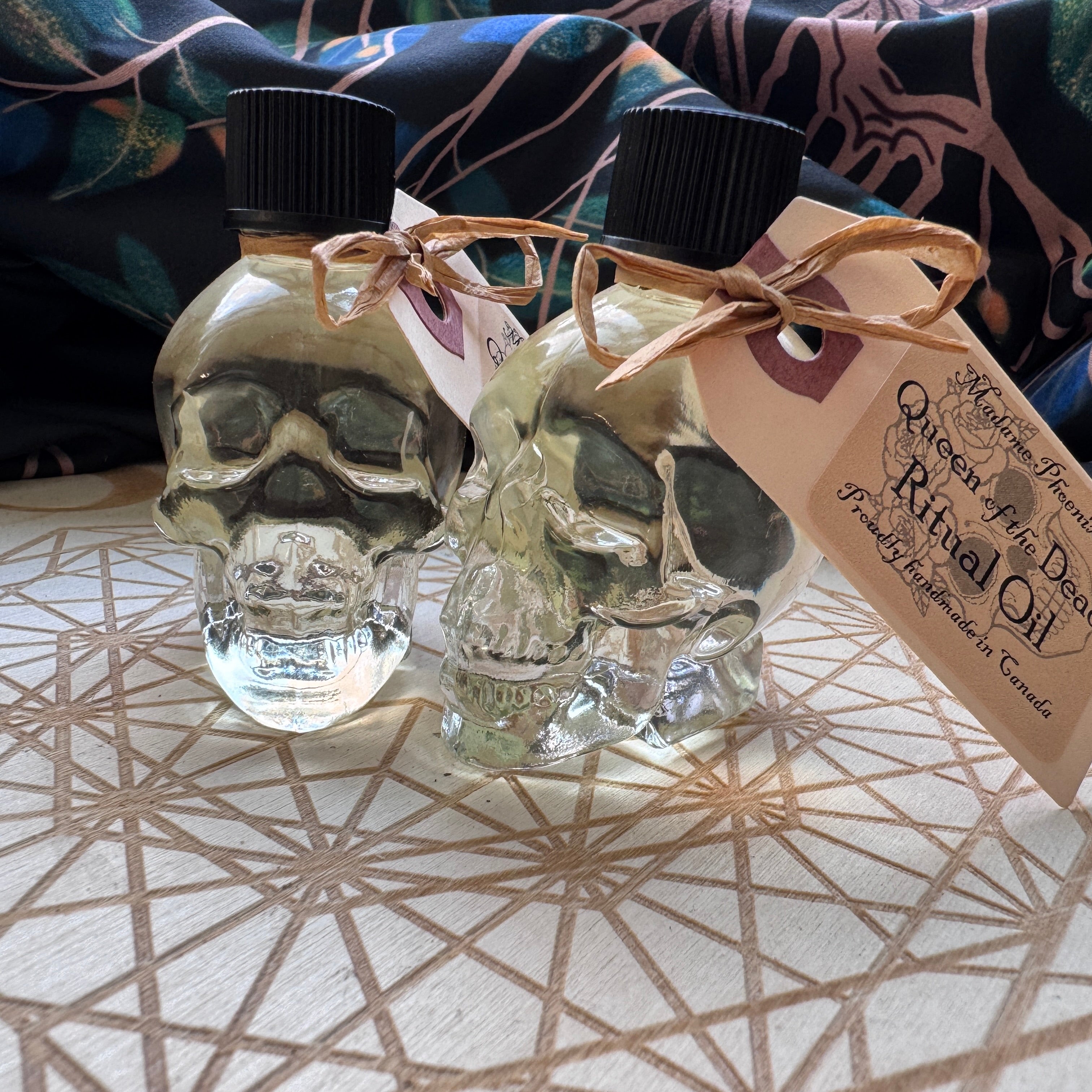 Skull Shaped Oil Bottles