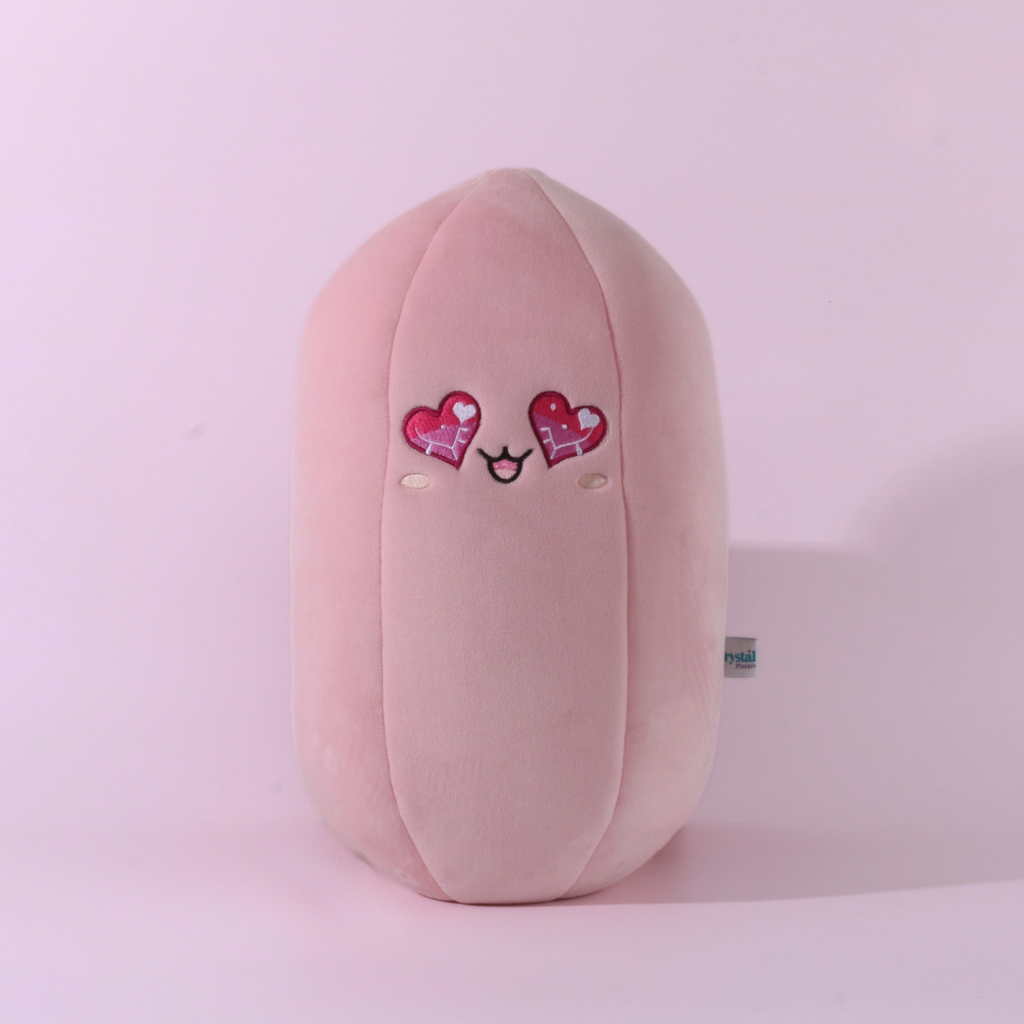 Crystal Plushie 💗 Plushies shaped like crystals 💜 powered by crystals