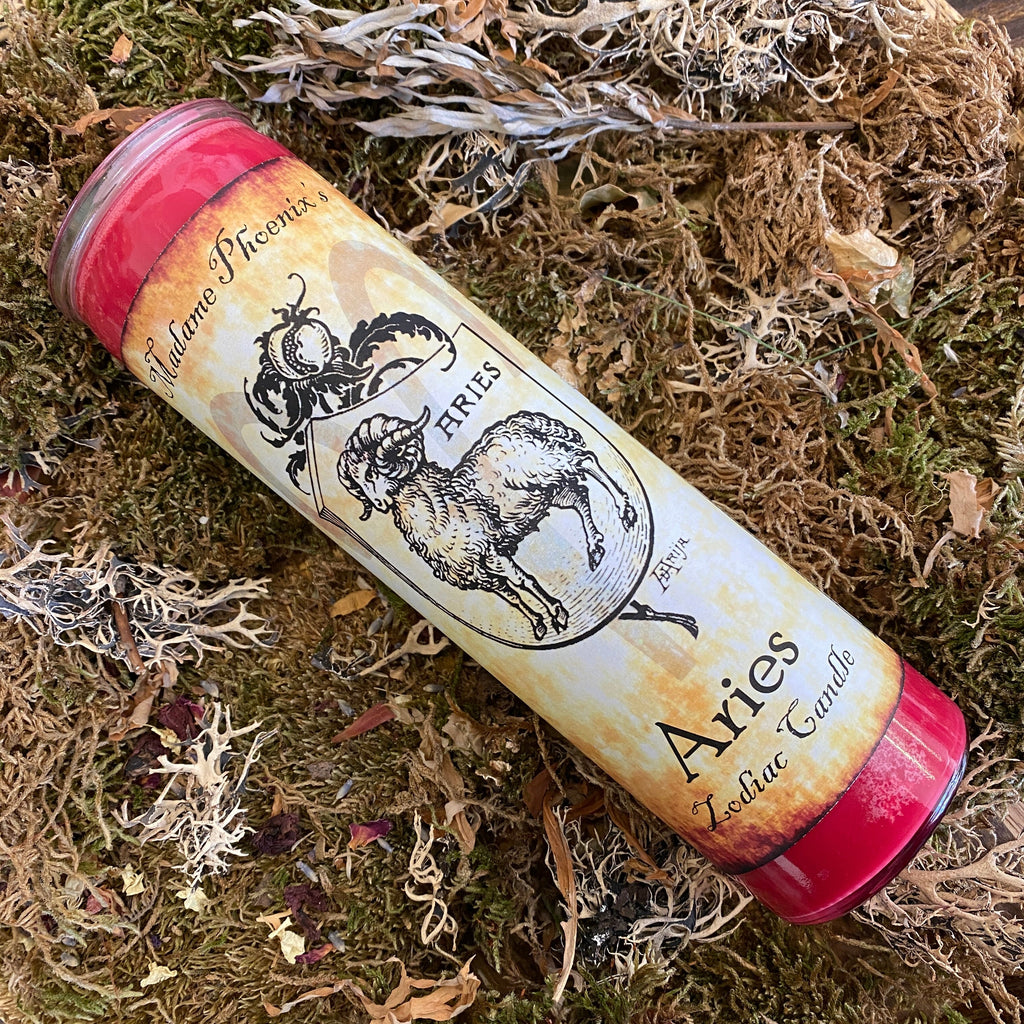Zodiac Magic Aries Spell Candle