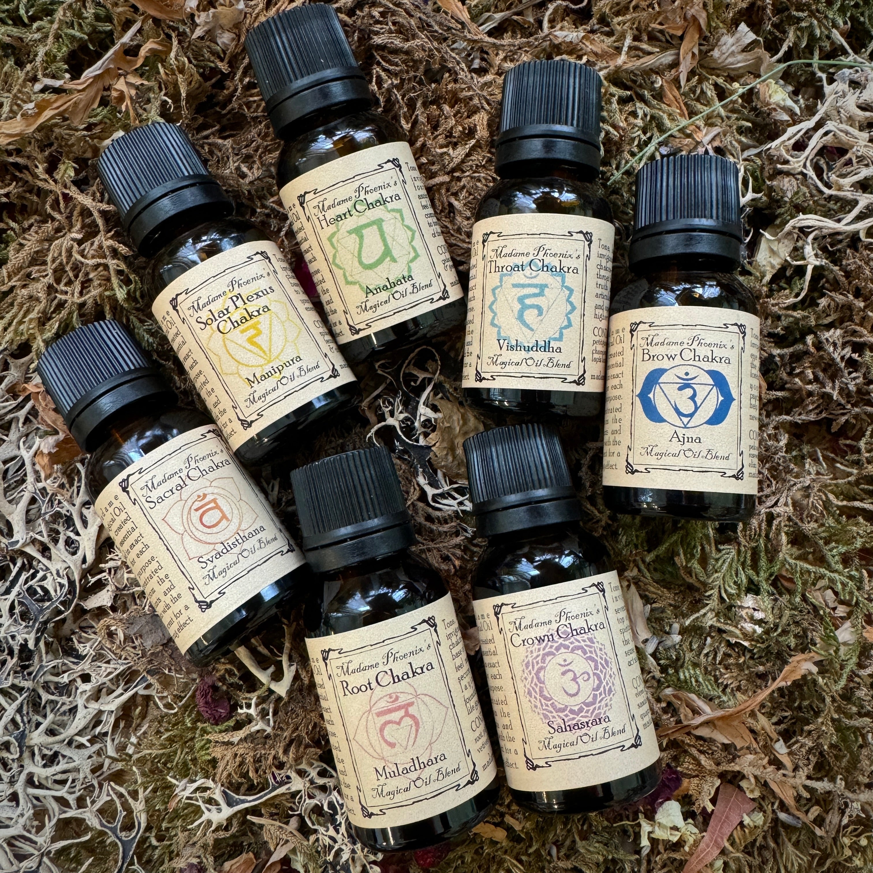 Chakra Healing Essential Oil Blend Dropper