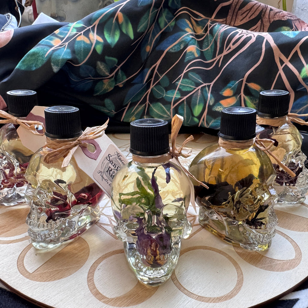 Skull Shaped Oil Bottles
