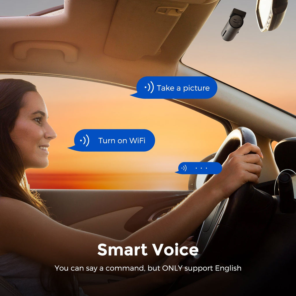 AZDOME M300S 2CH 4K Front Rear Dash Cam