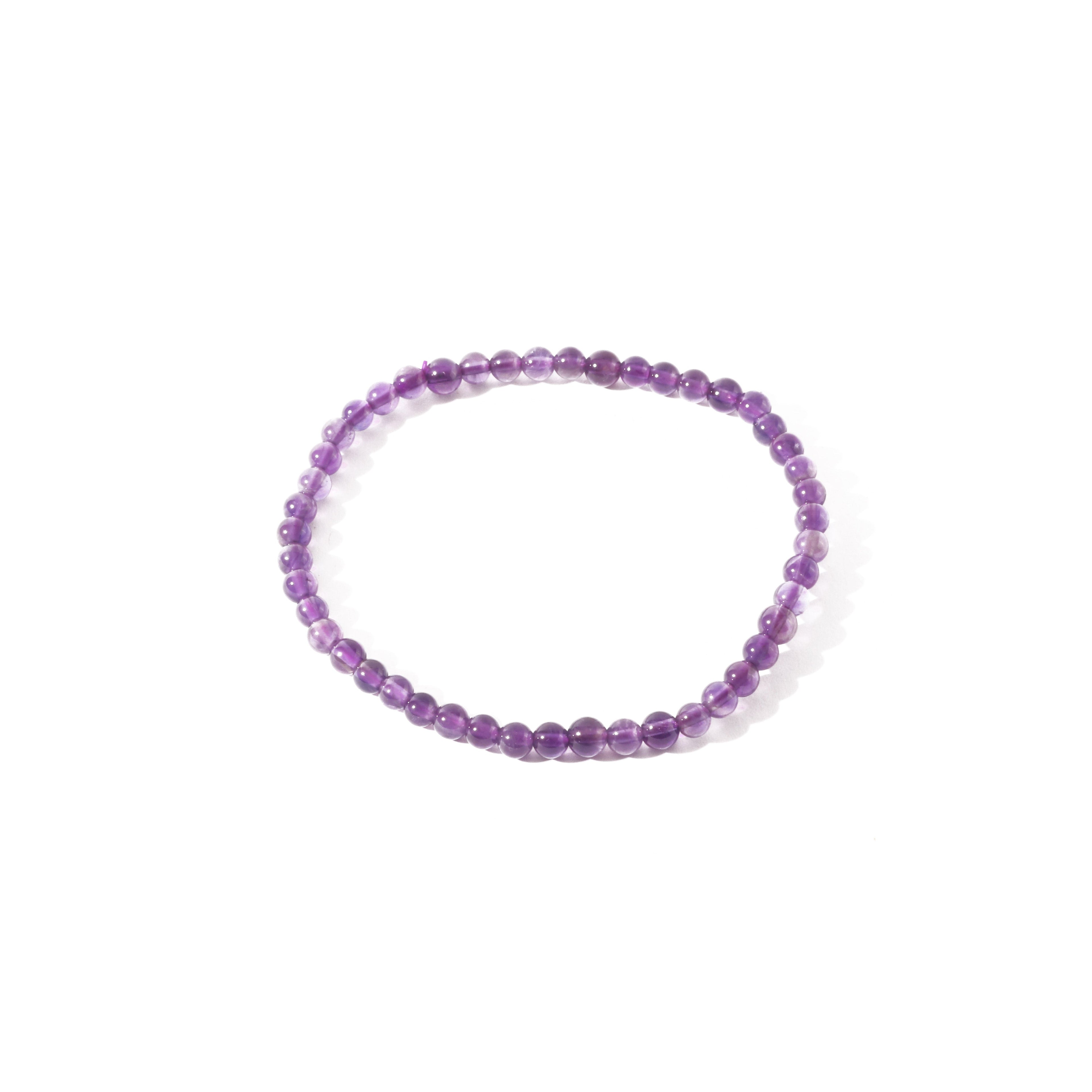 Amethyst Bead Bracelet