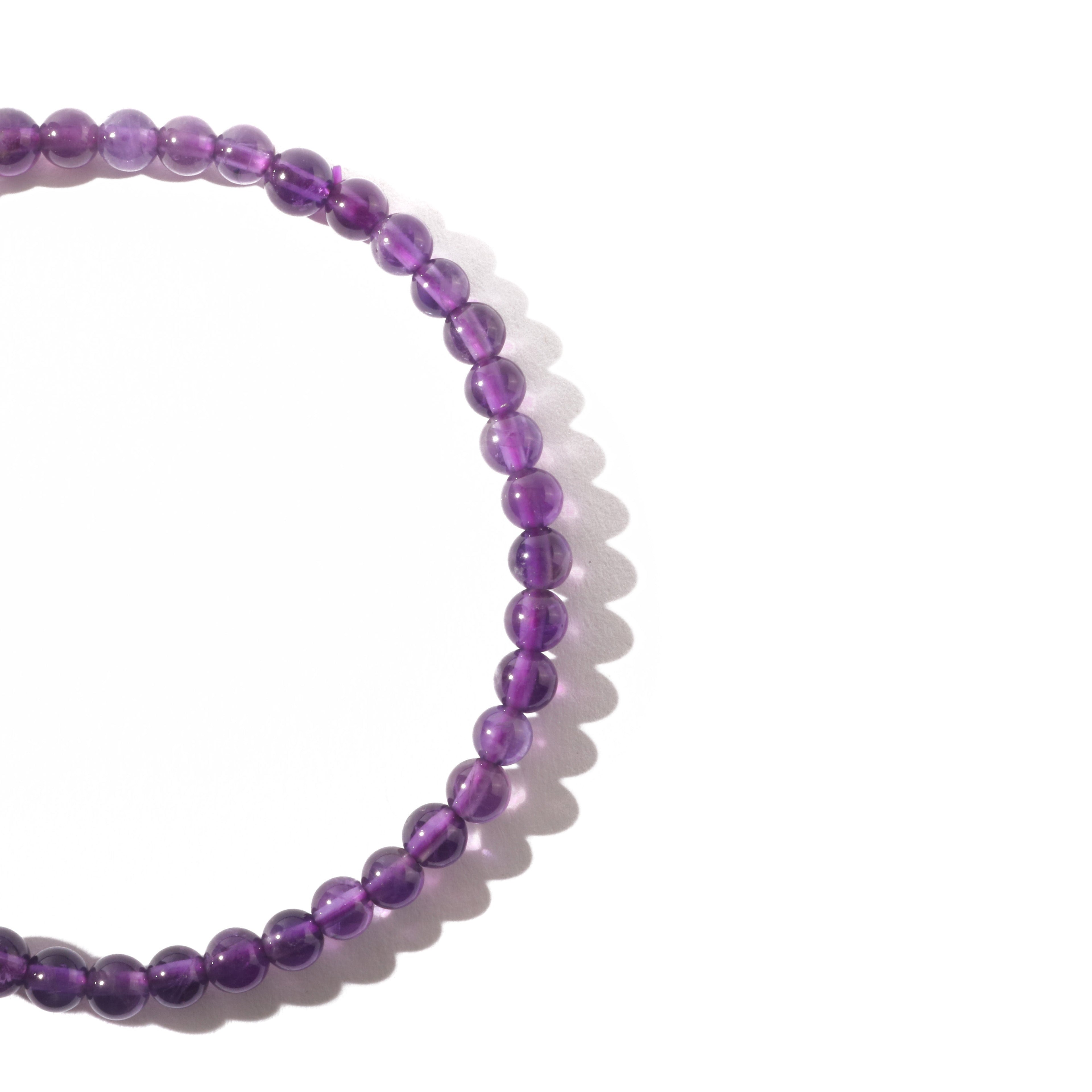 Amethyst Bead Bracelet
