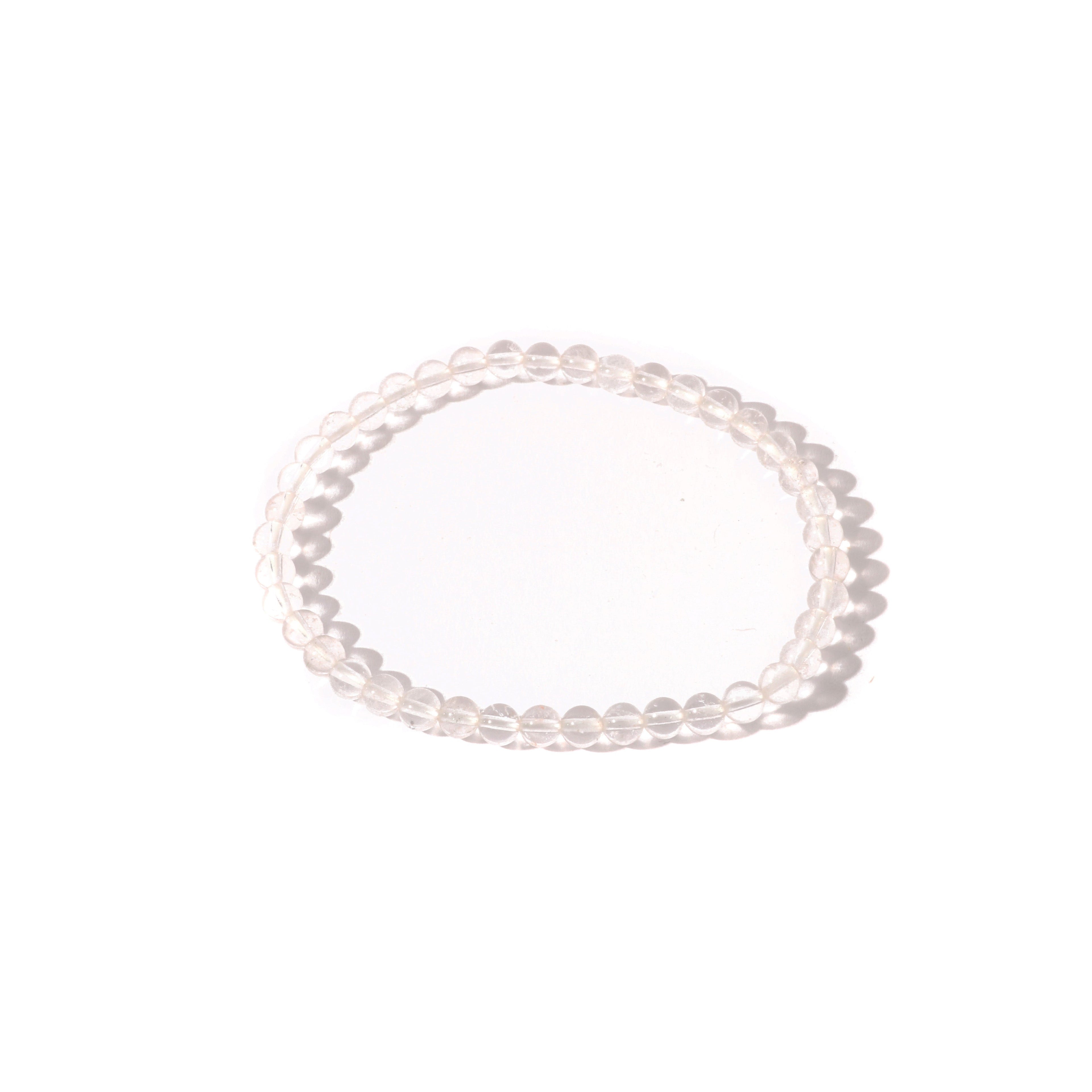 Clear Quartz Bead Bracelet