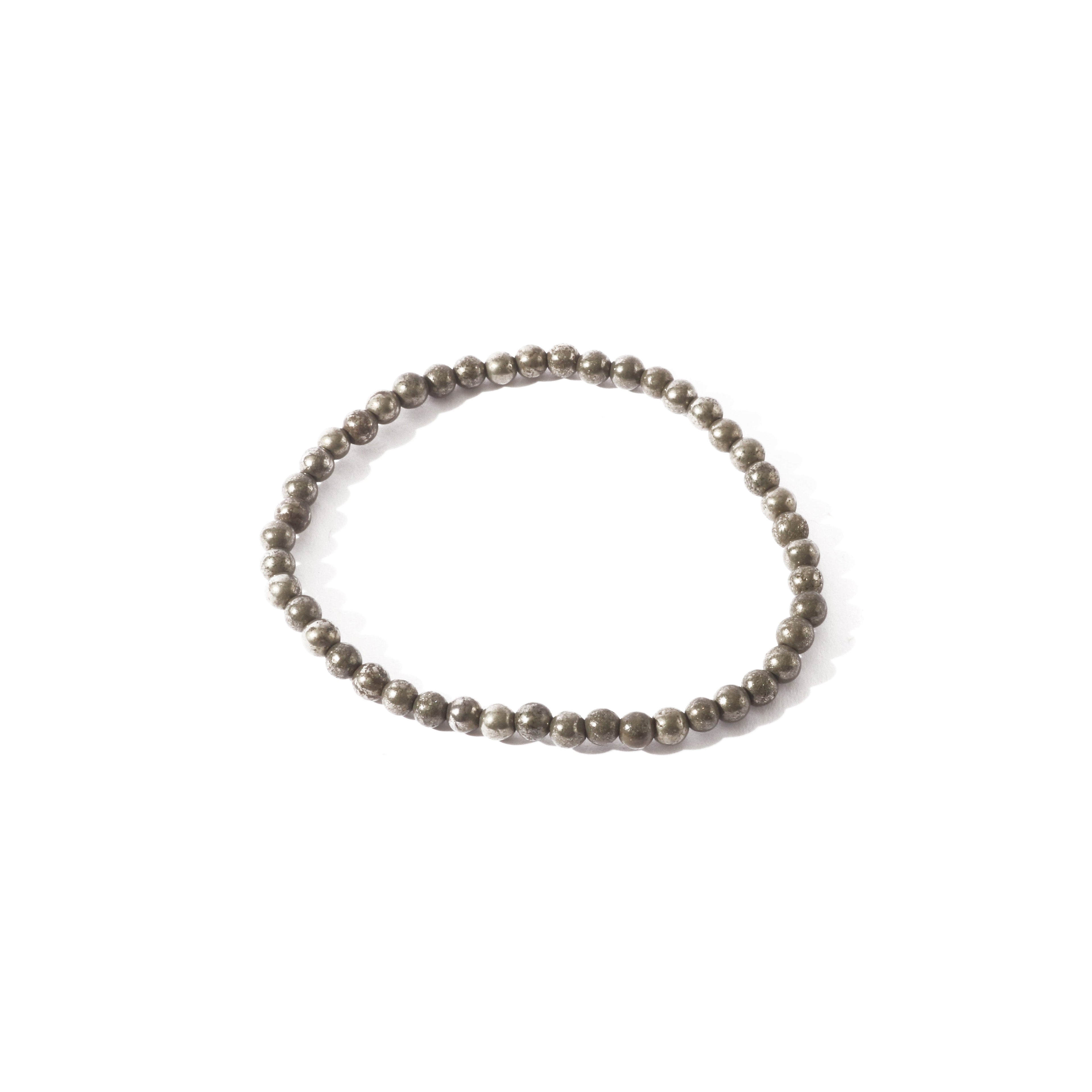 Pyrite Round Bracelet
