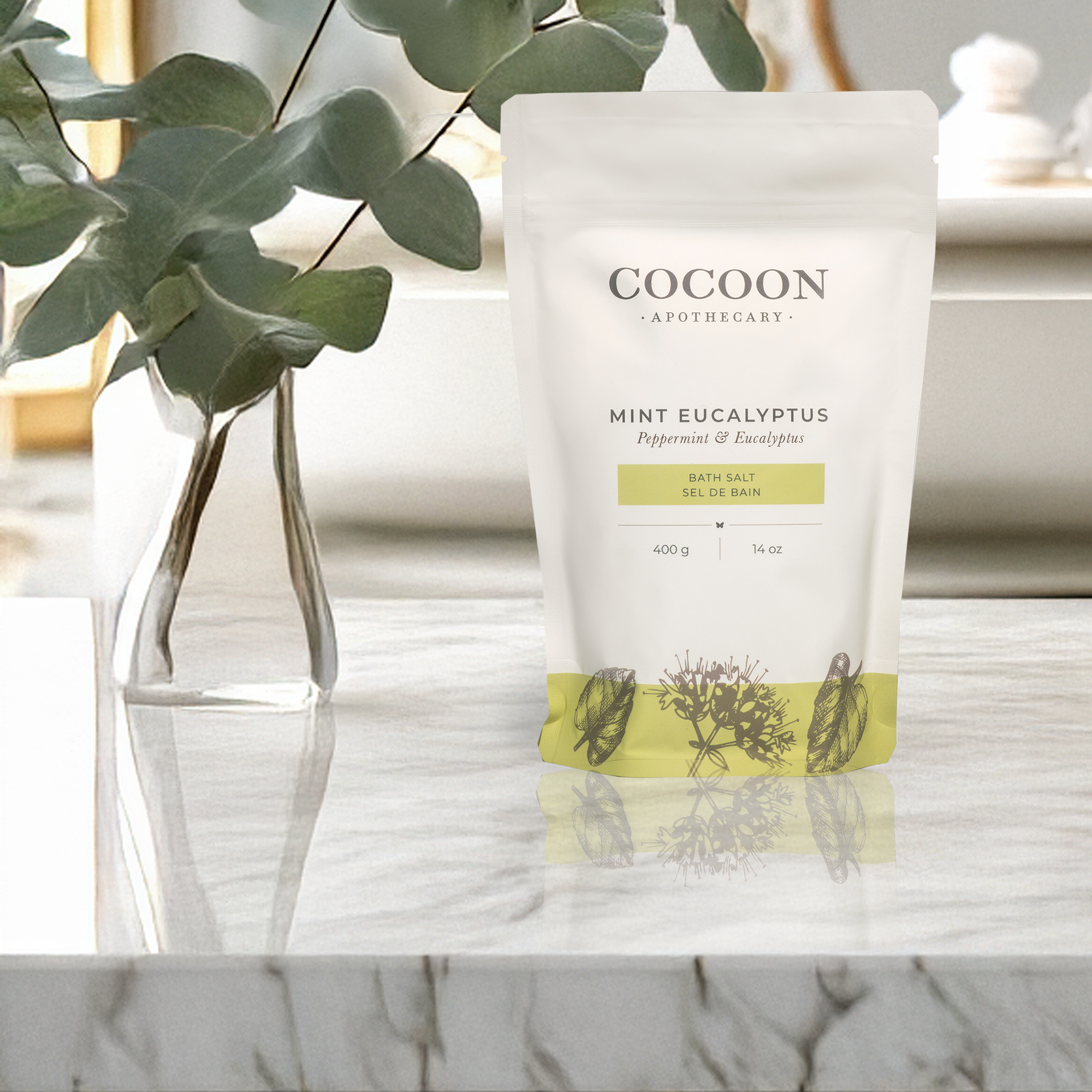 Mint Eucalyptus Bath Salts