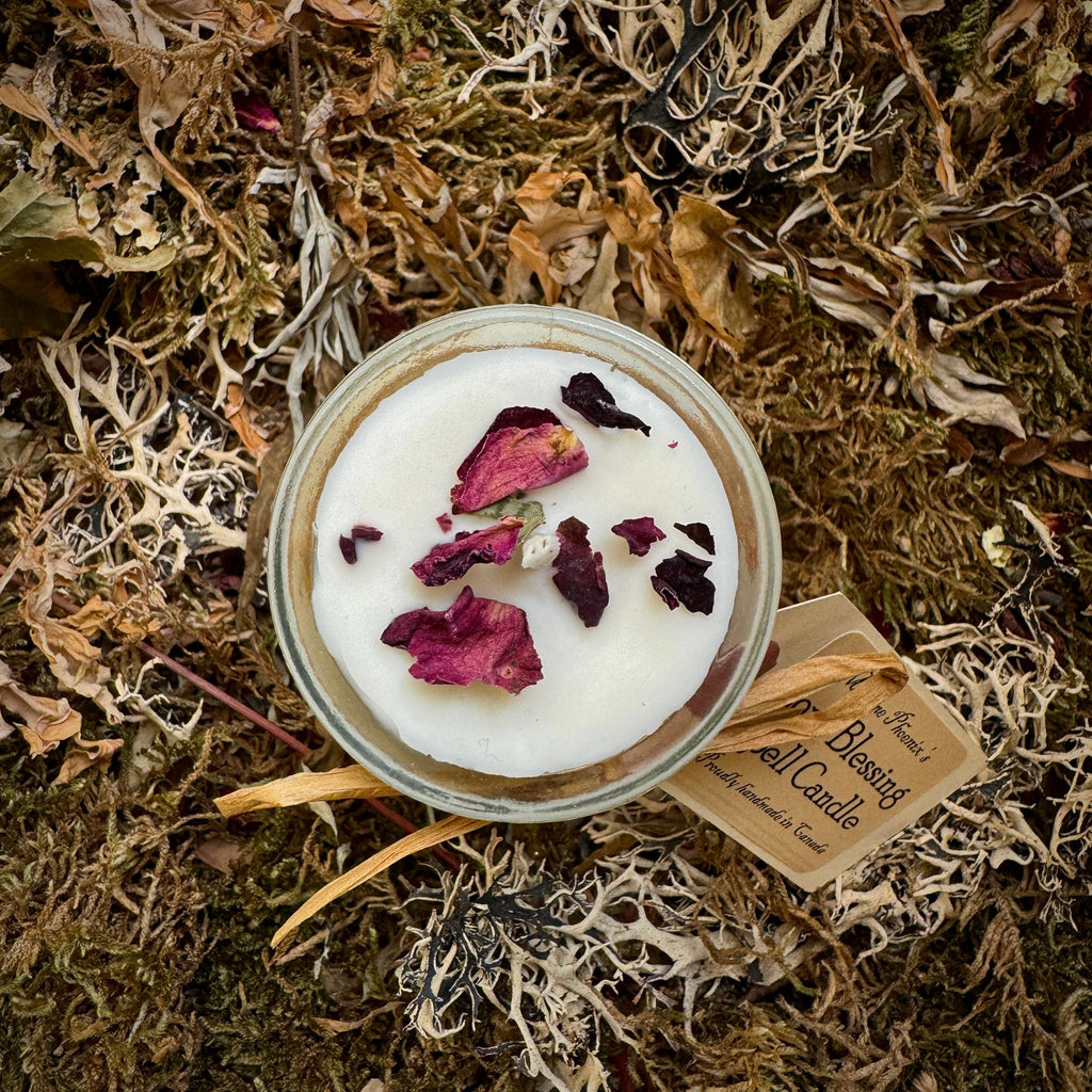 Love Blessing Mini Spell Candles with Essential Oil Magical Blend