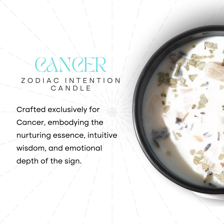 Crystal Zodiac Candle