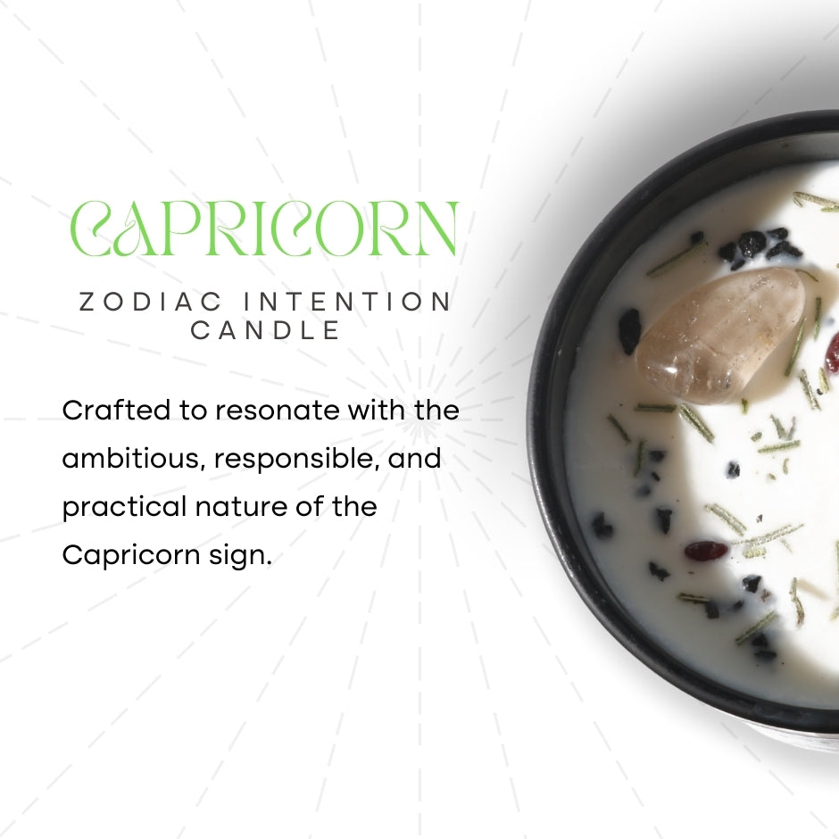 Crystal Zodiac Candle