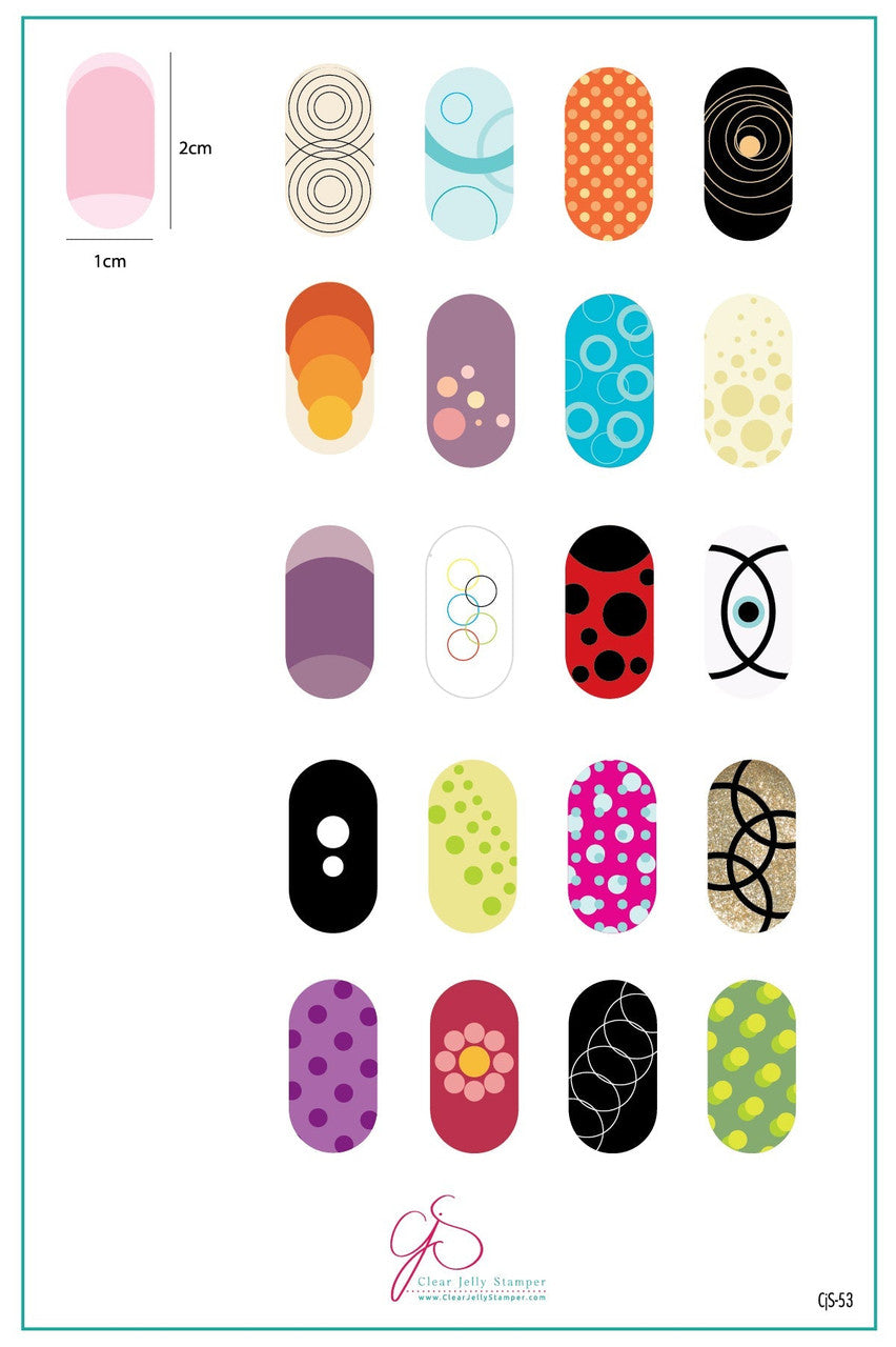 Clear Jelly Stamper - Circles