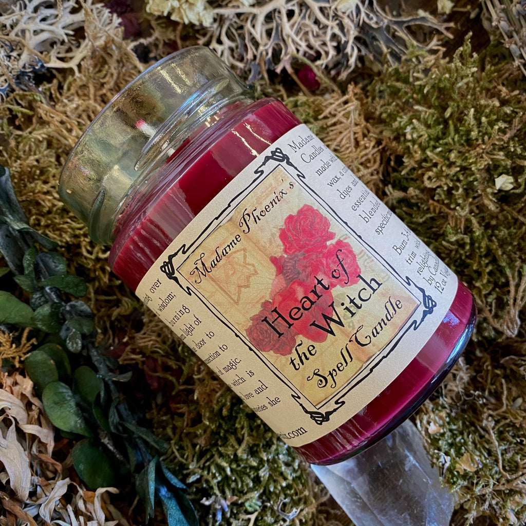 Heart of the Witch Ritual Spell Candle
