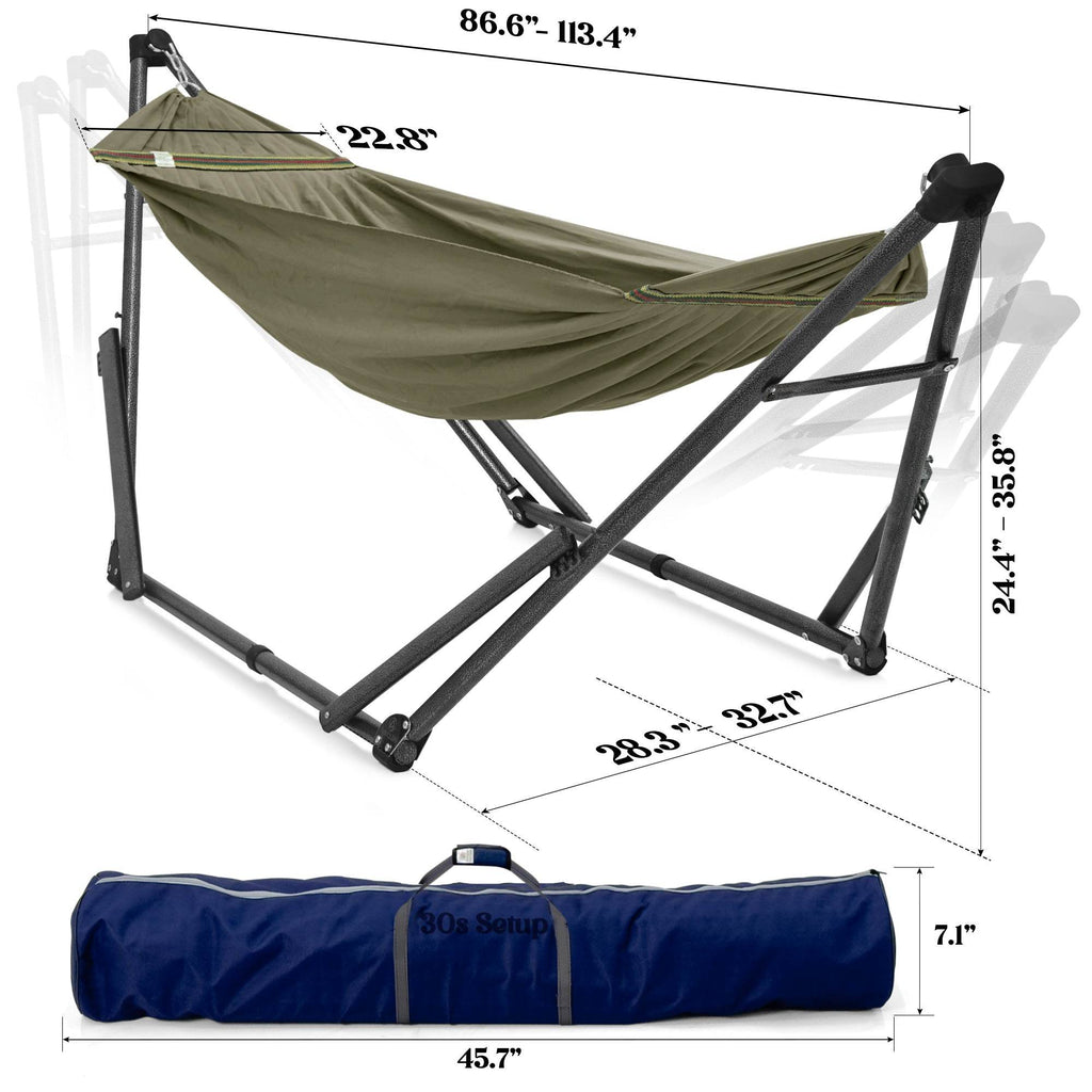 Tranquillo Uniki Canvas Hammock Stand