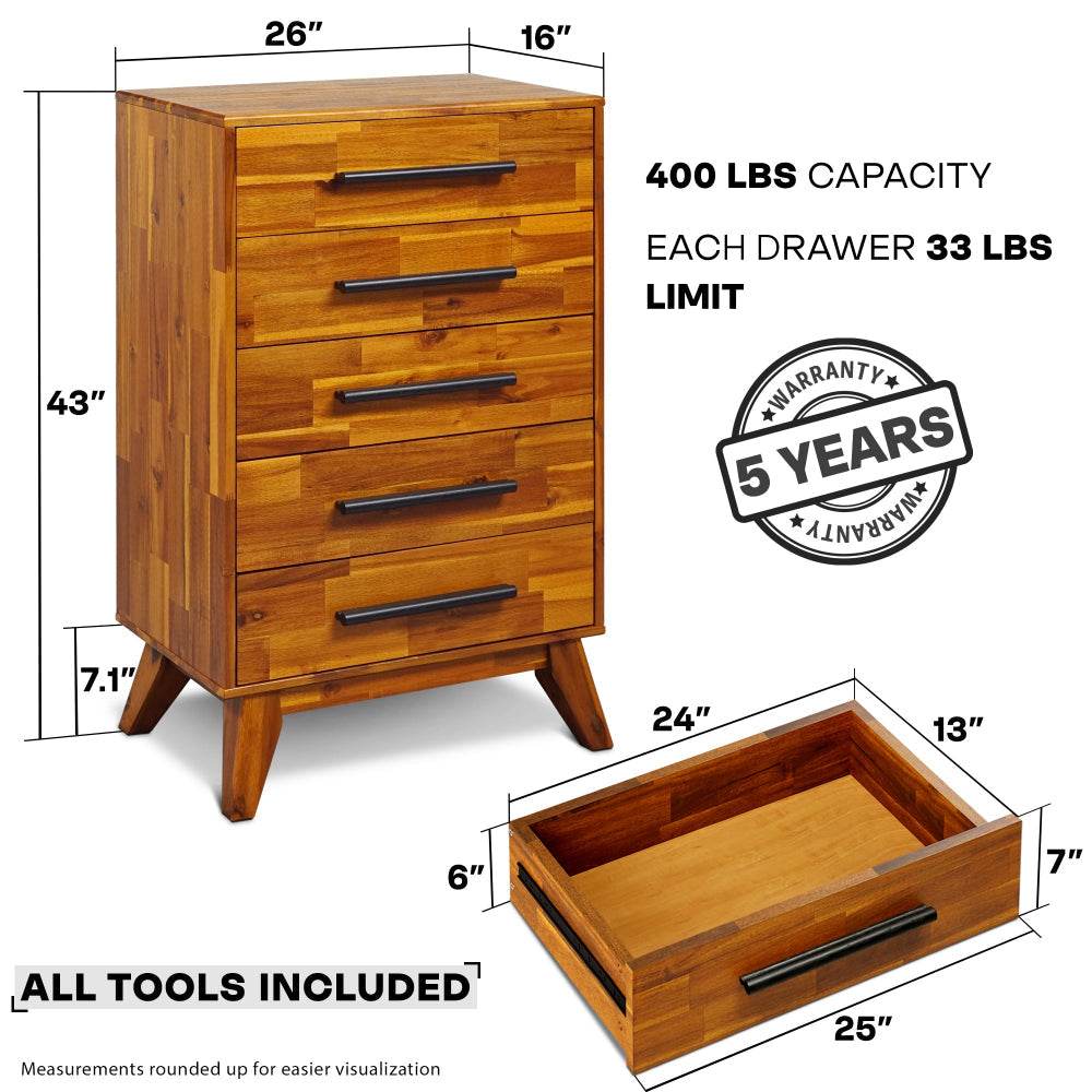 Acacia Linea Dresser