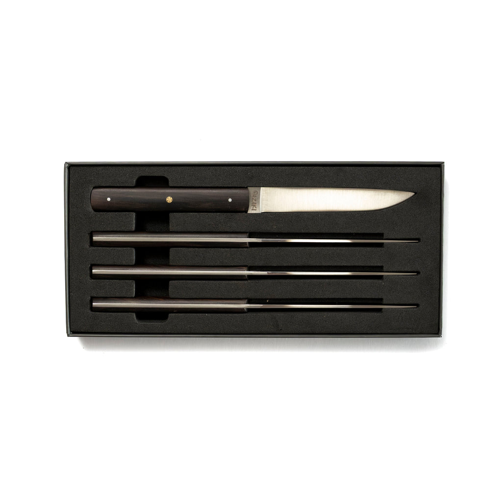 Hazaki Steak Knives 4 pc Kit - Blackwood