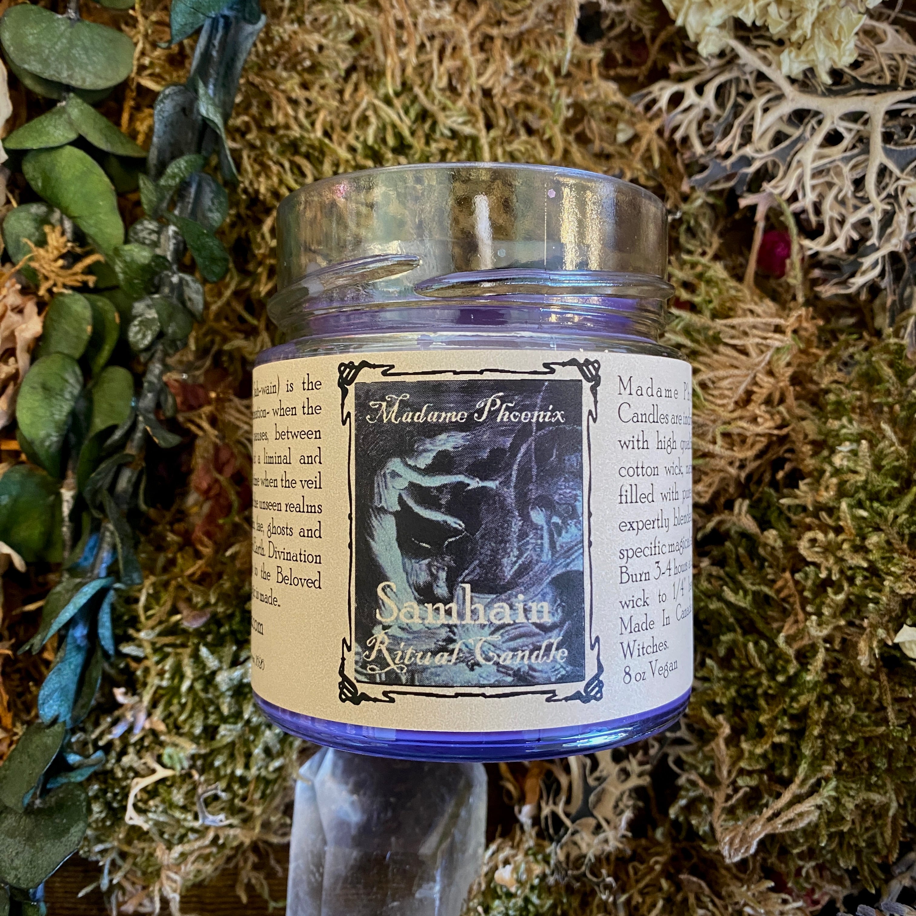 Samhain Sabbat Ritual Spell Candle