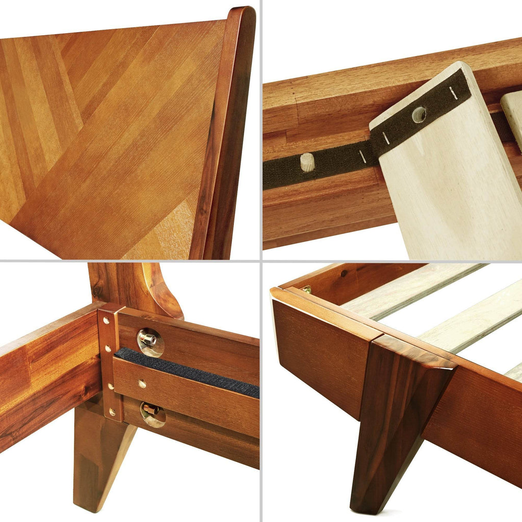 Gazelle Platform Bed Frame With Headboard