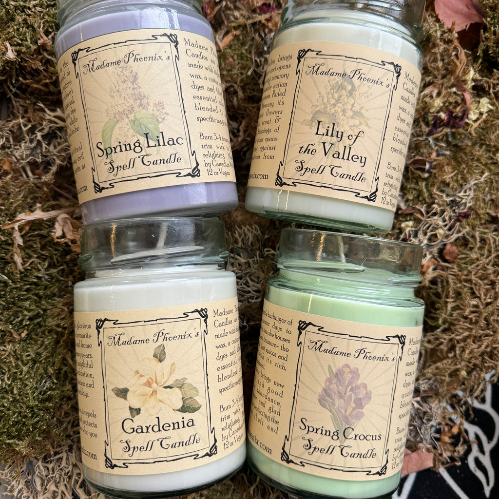 Spring Blessing Flower Candles