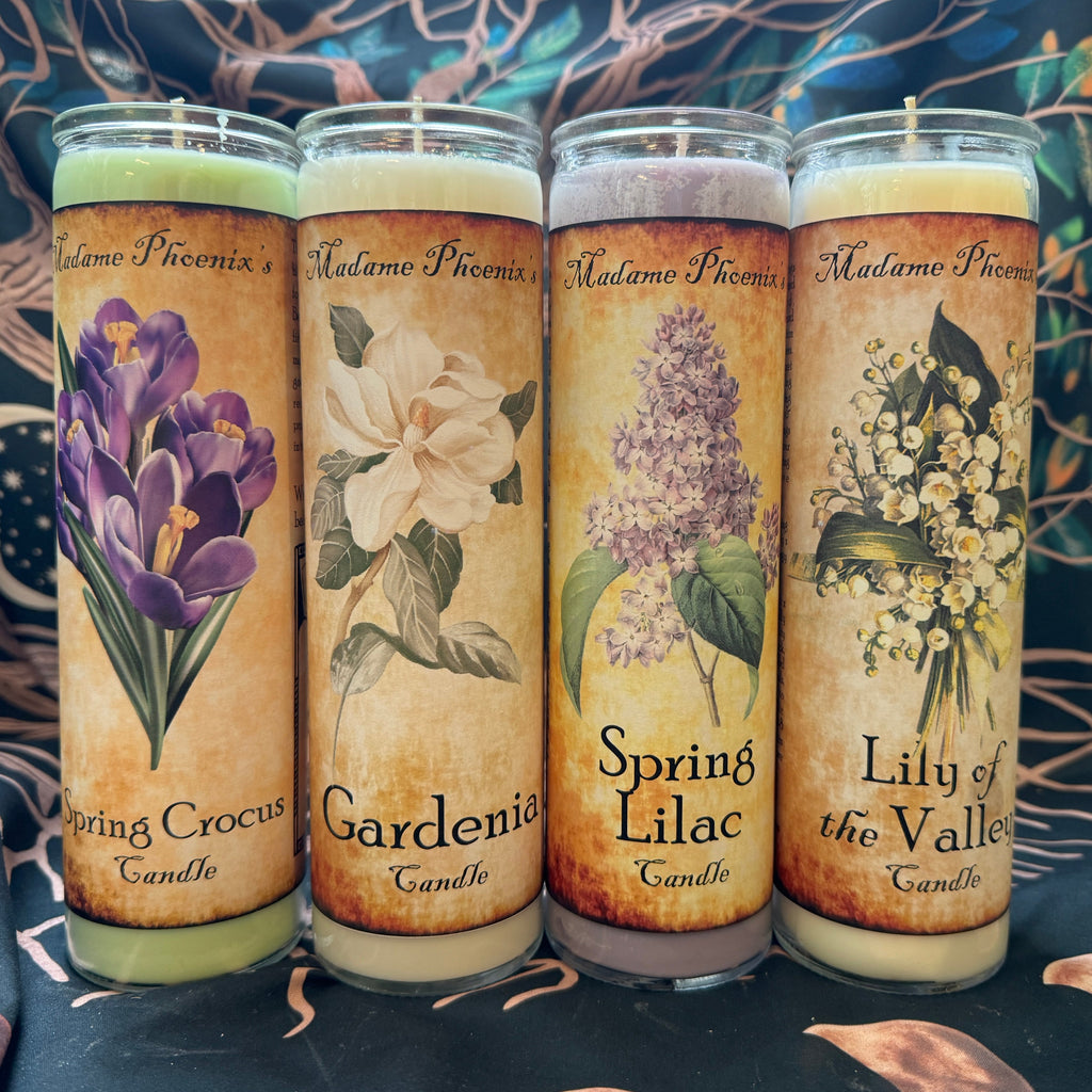 Spring Blessing Flower Candles