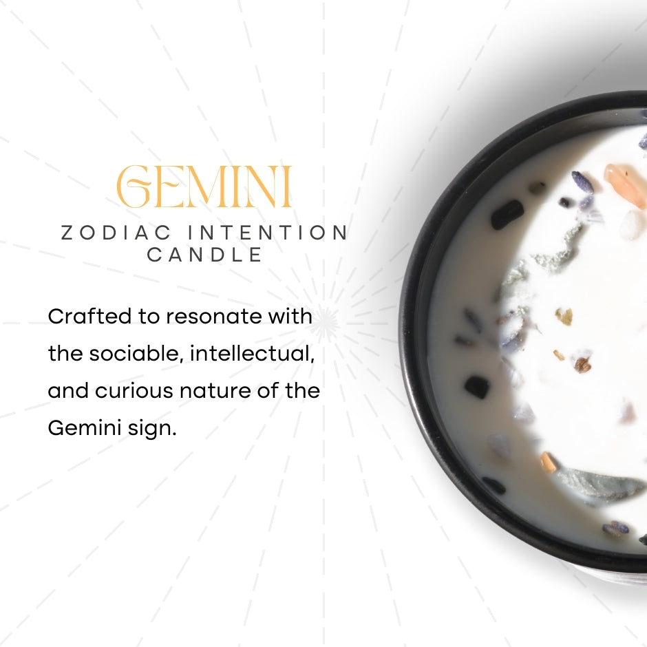Crystal Zodiac Candle