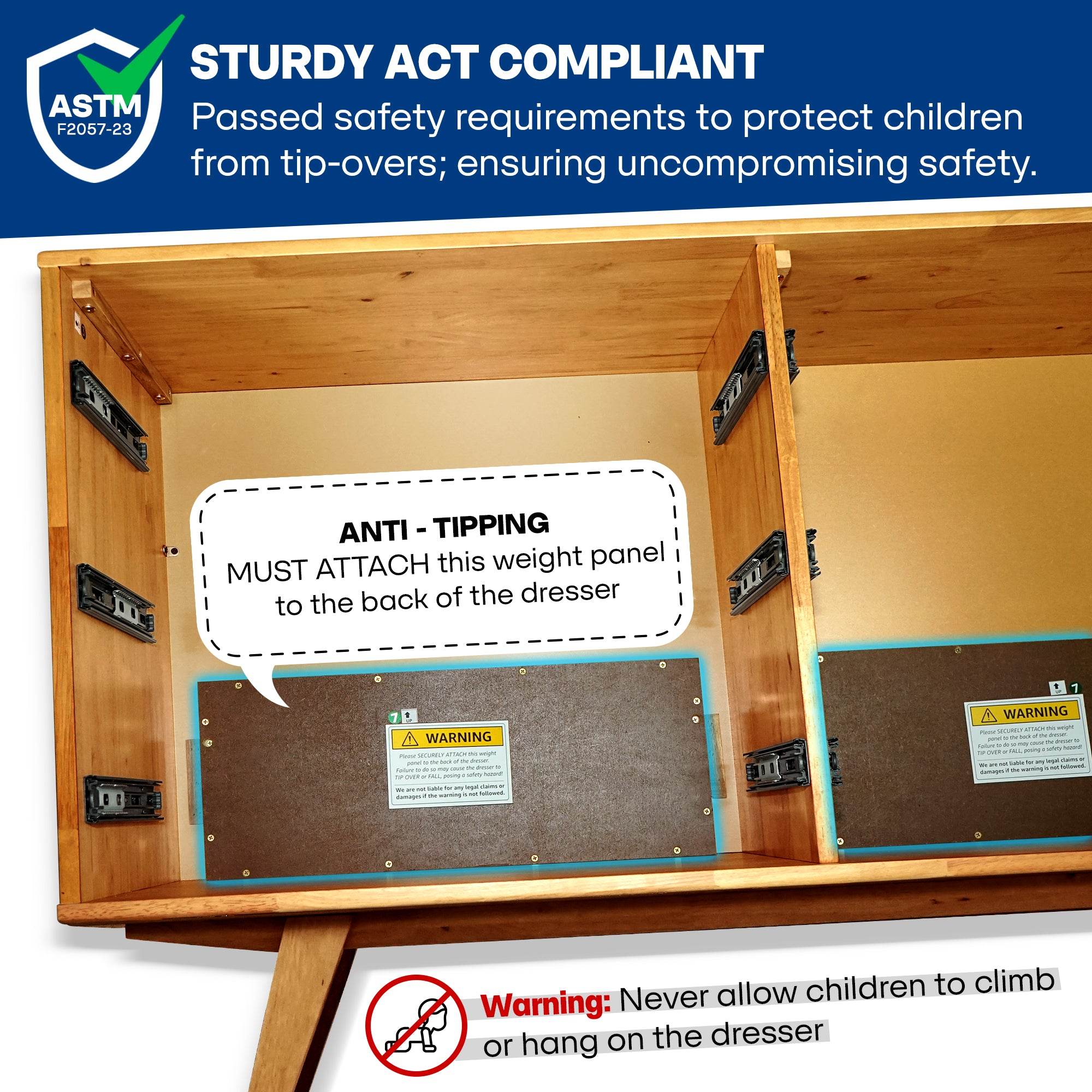 Harmony Dresser with 6 Drawers